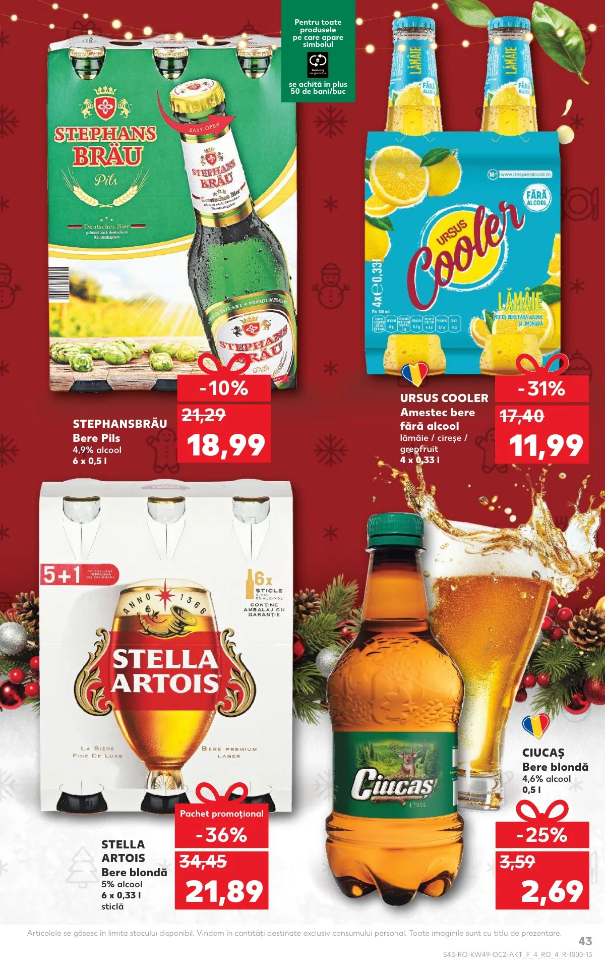 Kaufland akciós újság Románia 12.03–12.09 – 43. oldal