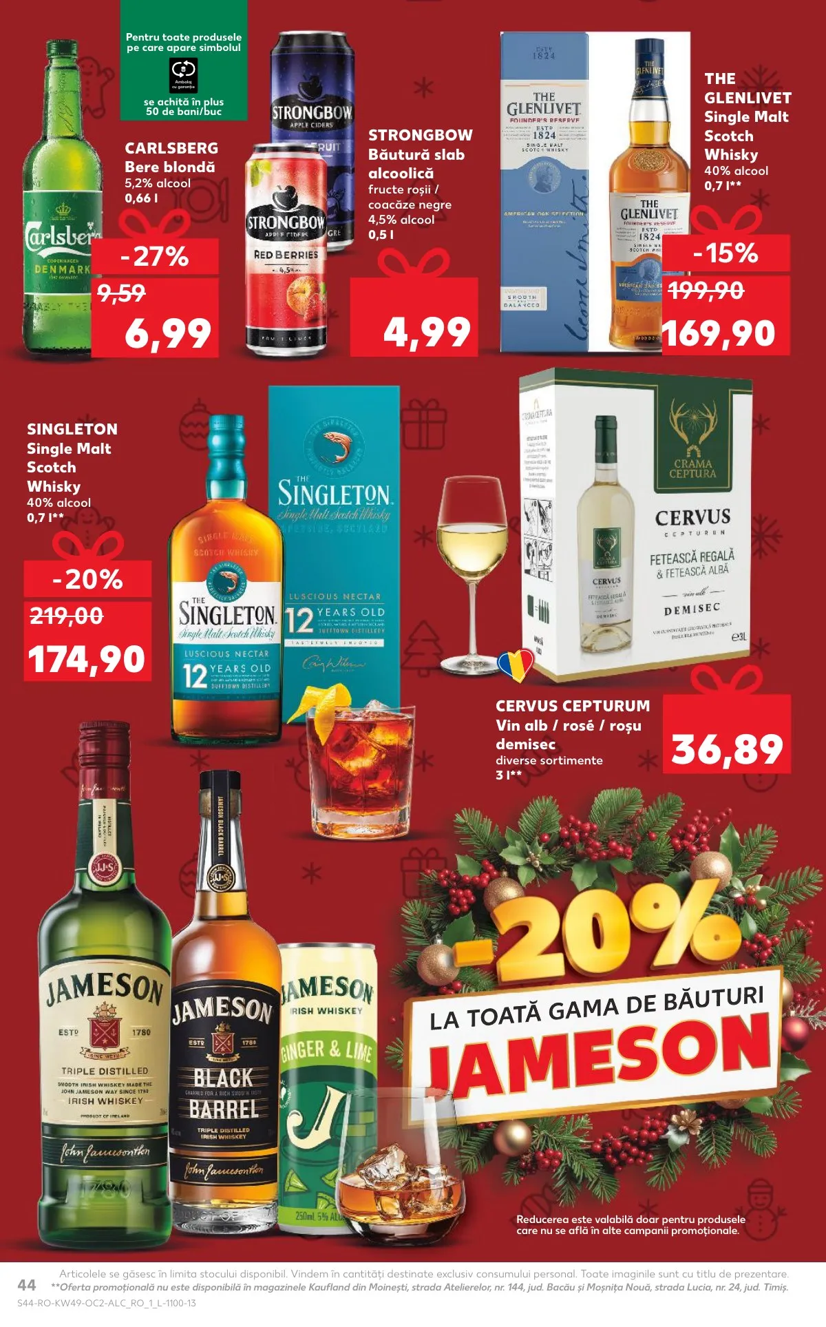 Kaufland akciós újság Románia 12.03–12.09 – 44. oldal