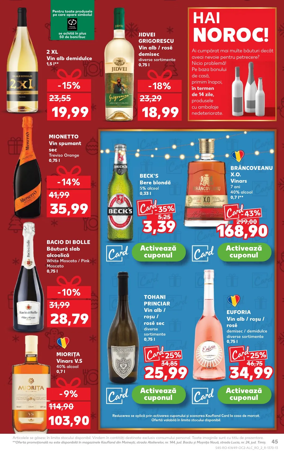 Kaufland akciós újság Románia 12.03–12.09 – 45. oldal