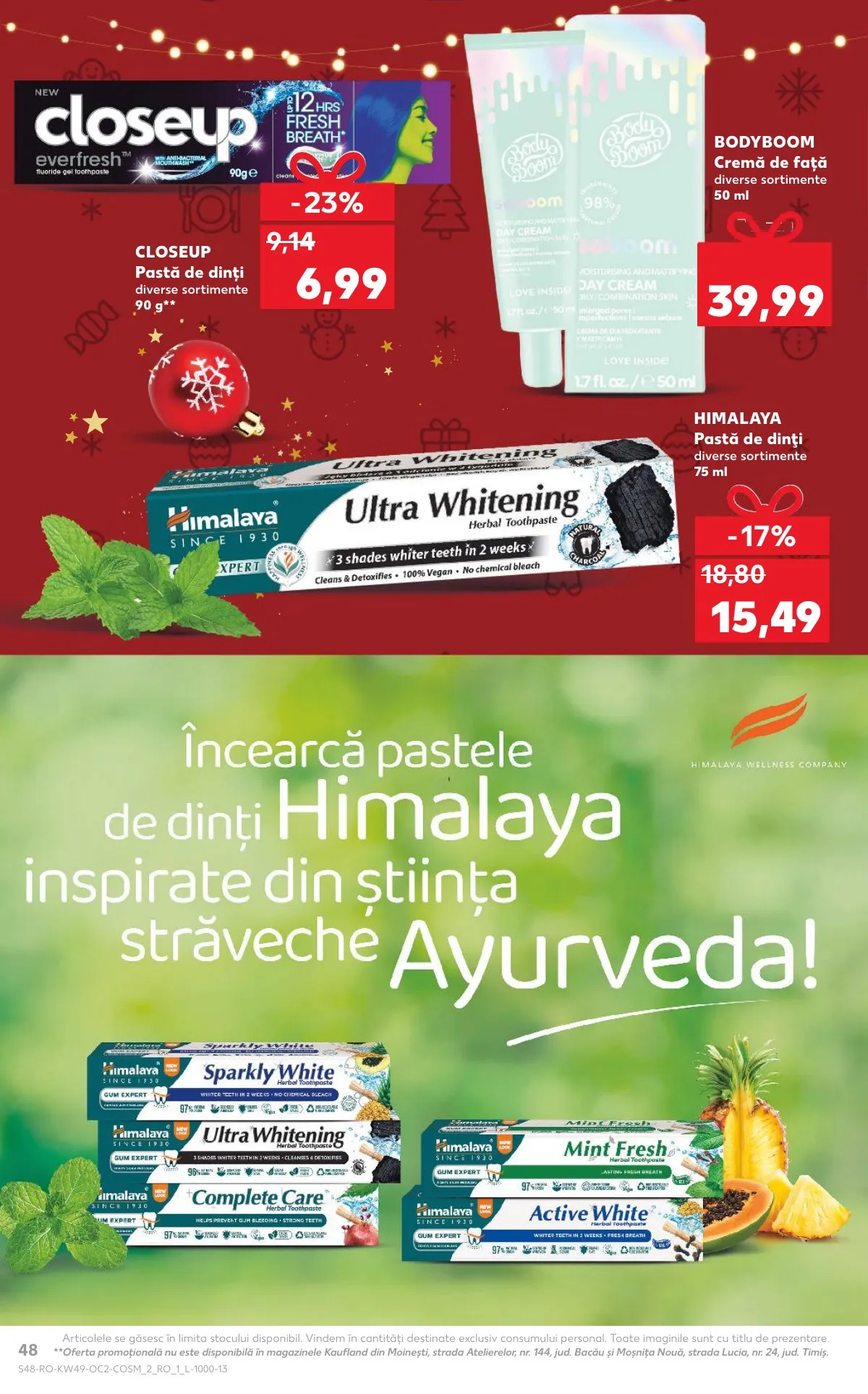 Kaufland akciós újság Románia 12.03–12.09 – 48. oldal
