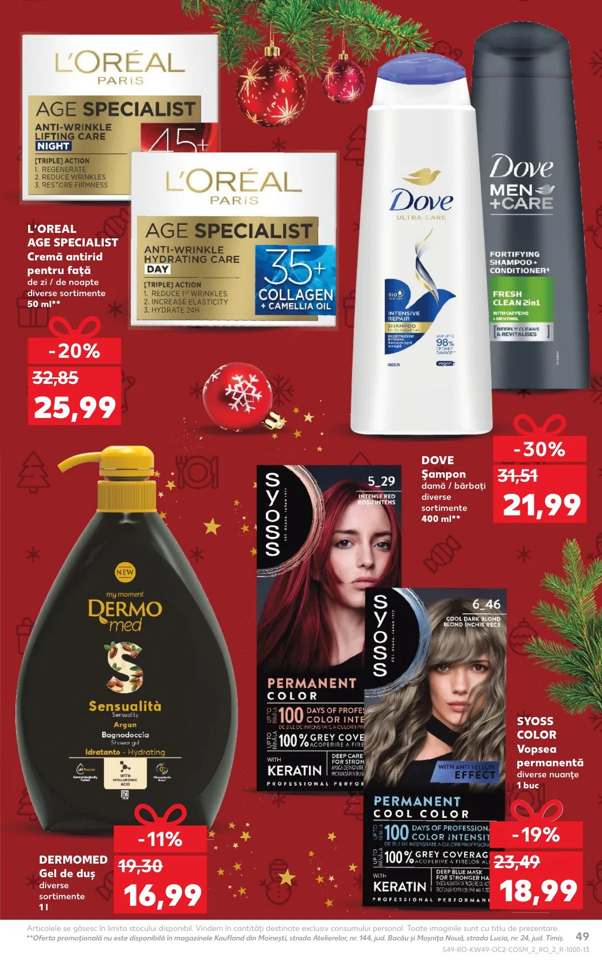 Kaufland akciós újság Románia 12.03–12.09 – 49. oldal
