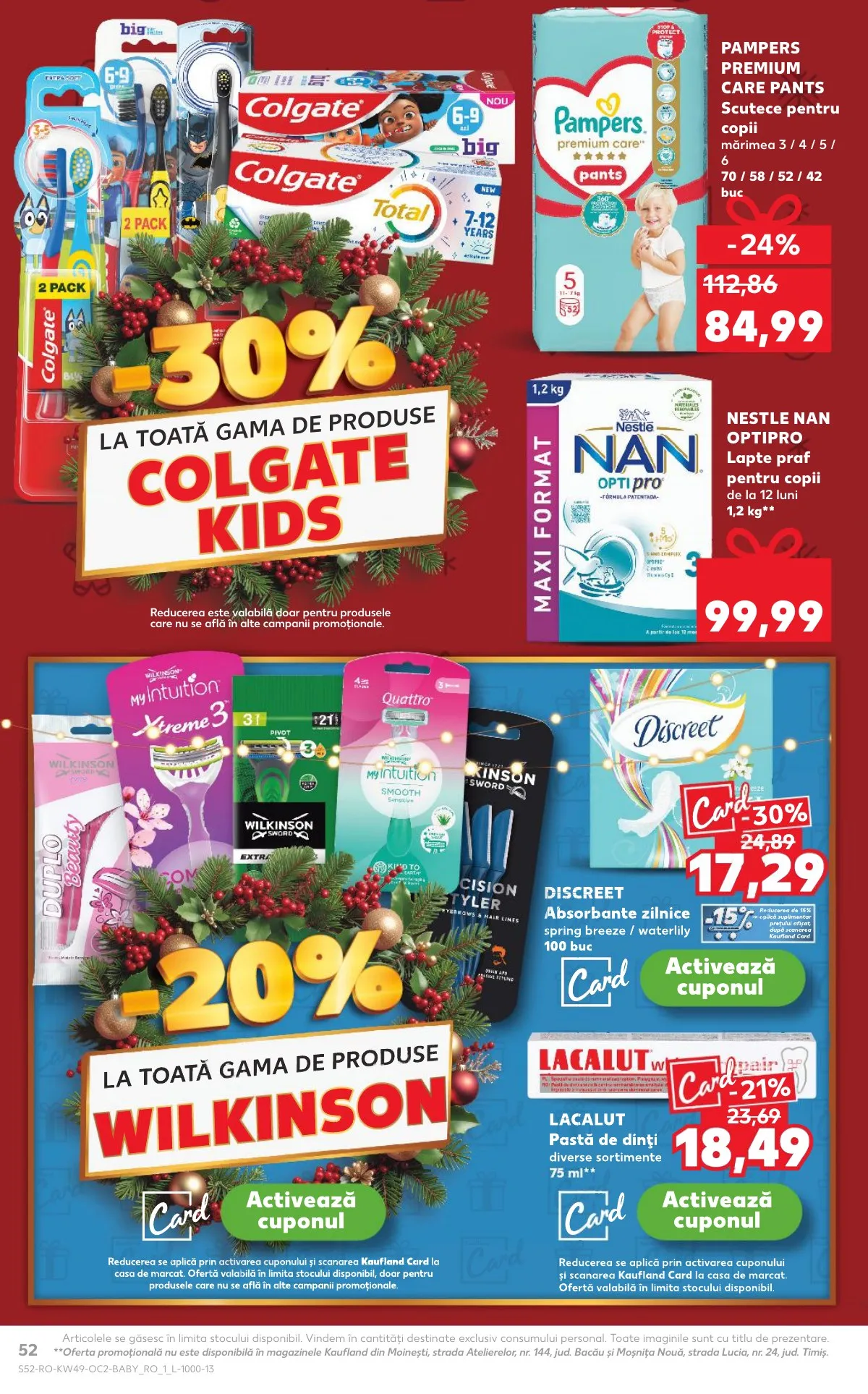 Kaufland akciós újság Románia 12.03–12.09 – 52. oldal