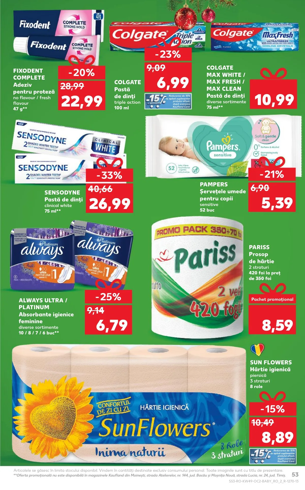 Kaufland akciós újság Románia 12.03–12.09 – 53. oldal