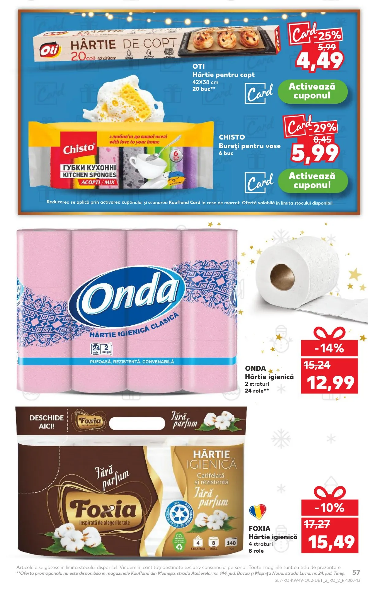 Kaufland akciós újság Románia 12.03–12.09 – 57. oldal