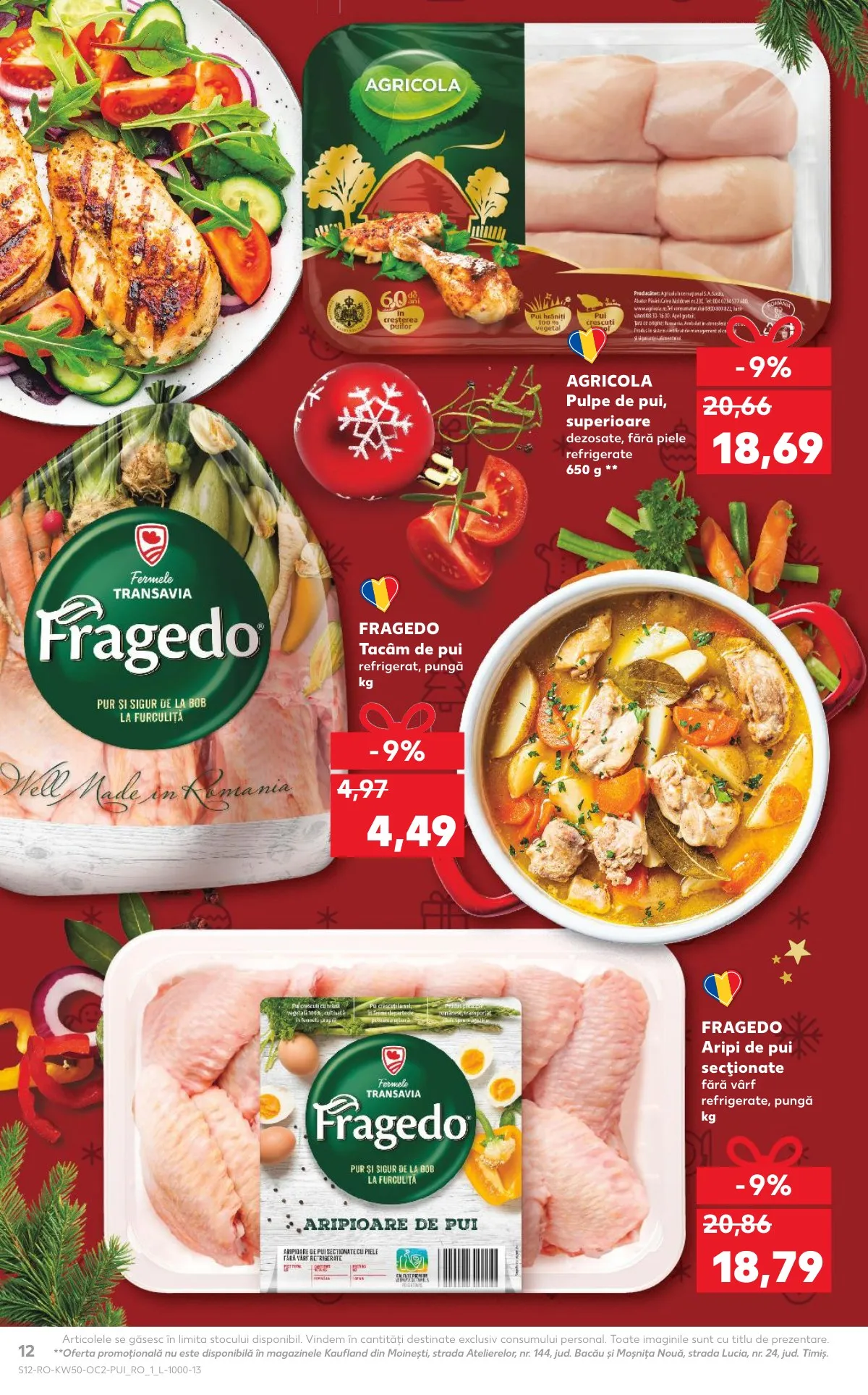 Kaufland akciós újság Románia 12.10–12.16 – 12. oldal