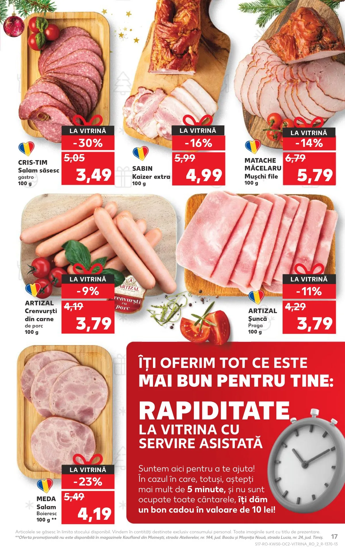Kaufland akciós újság Románia 12.10–12.16 – 17. oldal