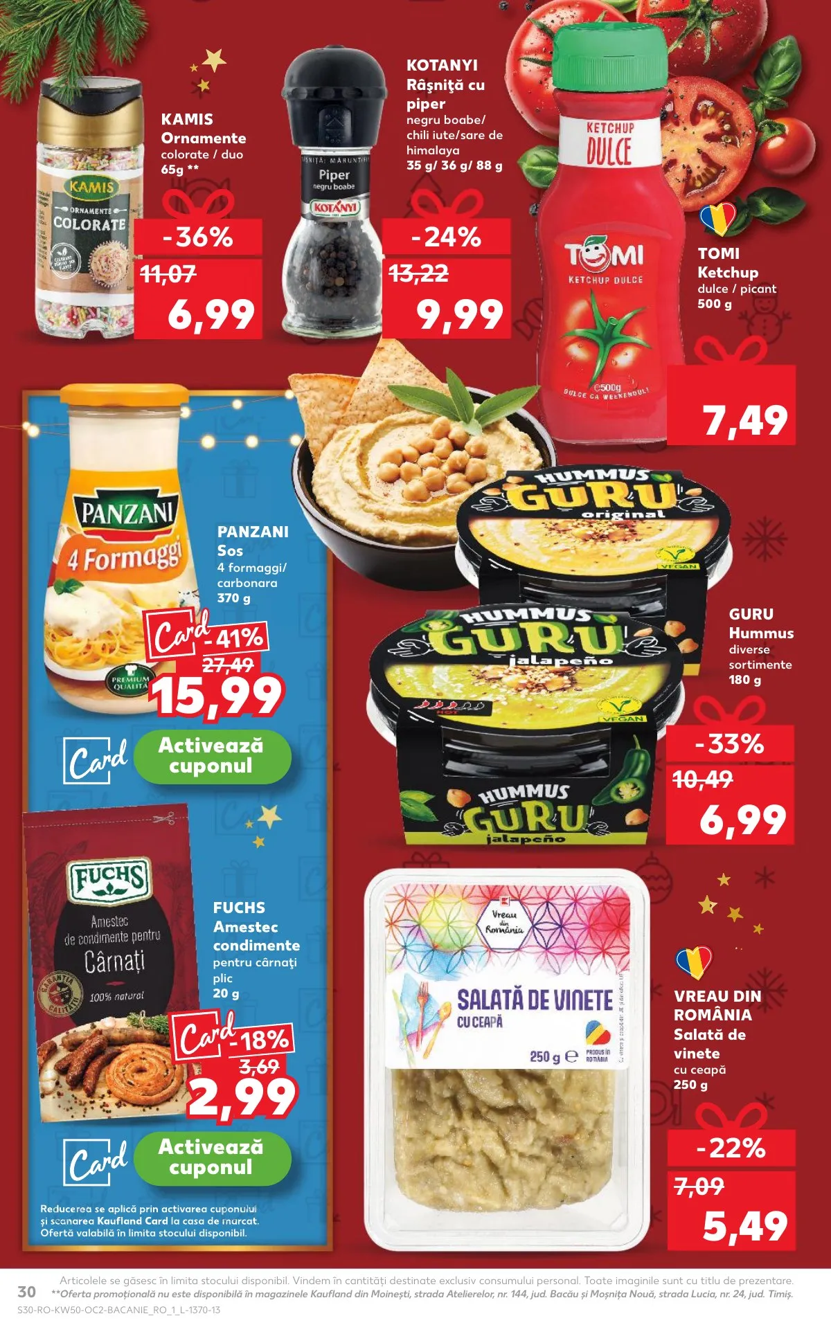 Kaufland akciós újság Románia 12.10–12.16 – 30. oldal