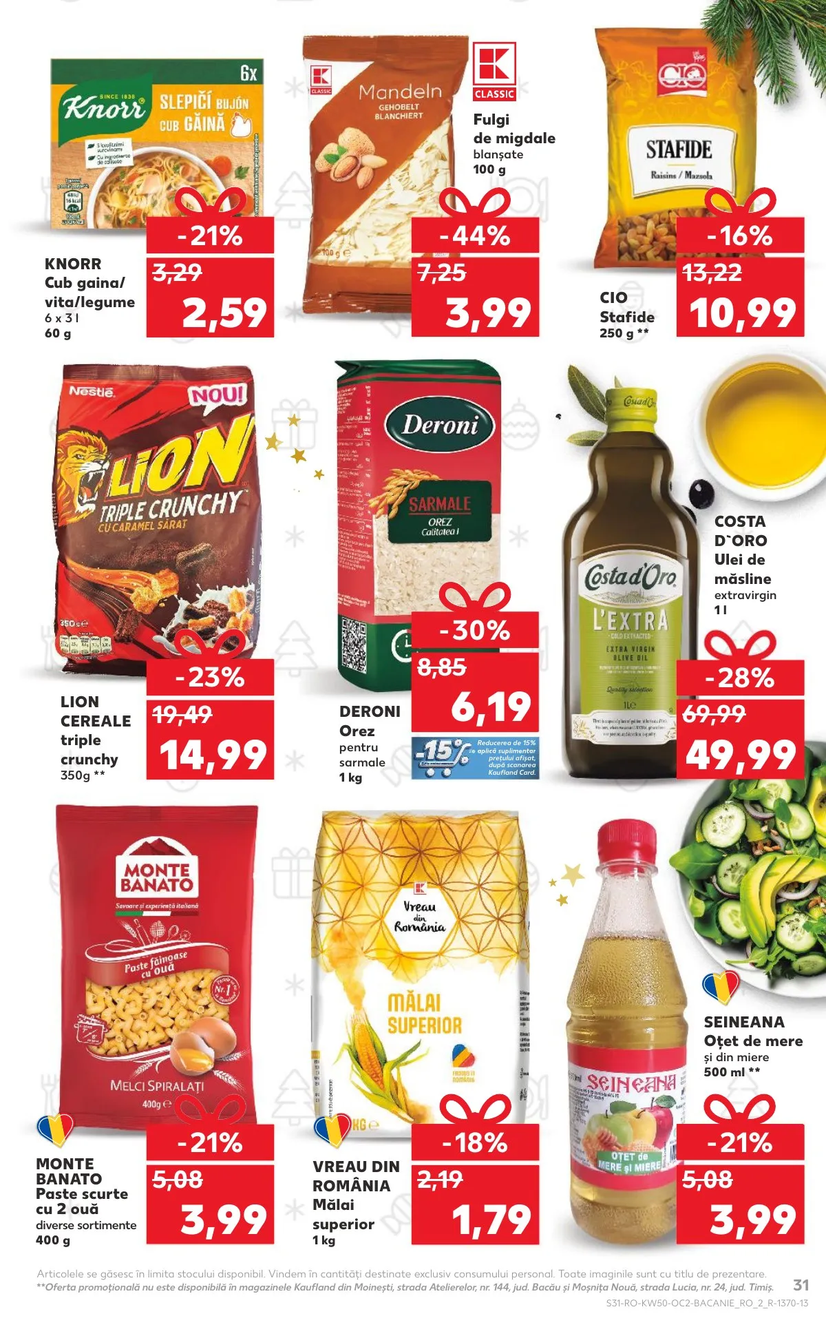 Kaufland akciós újság Románia 12.10–12.16 – 31. oldal