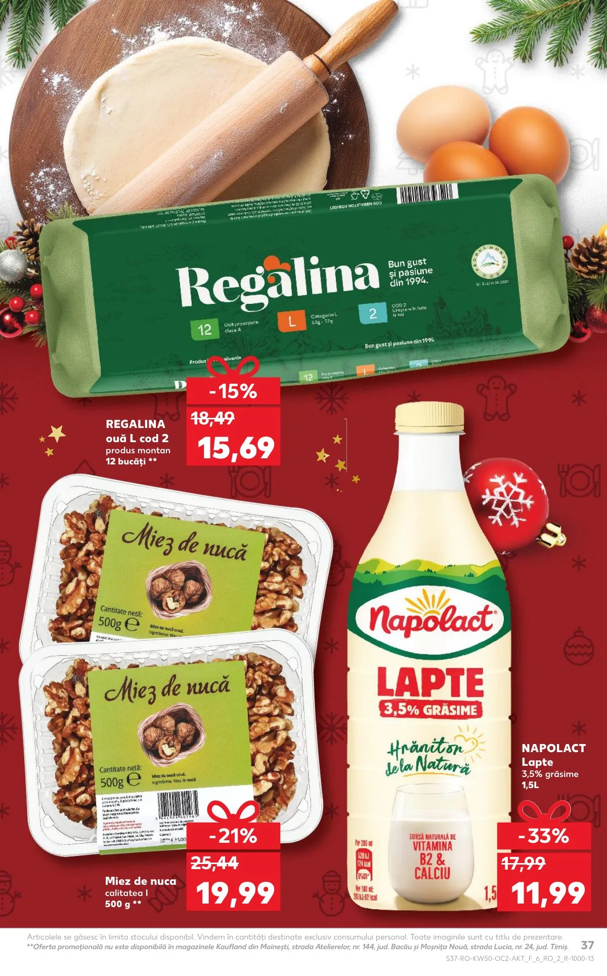 Kaufland akciós újság Románia 12.10–12.16 – 37. oldal