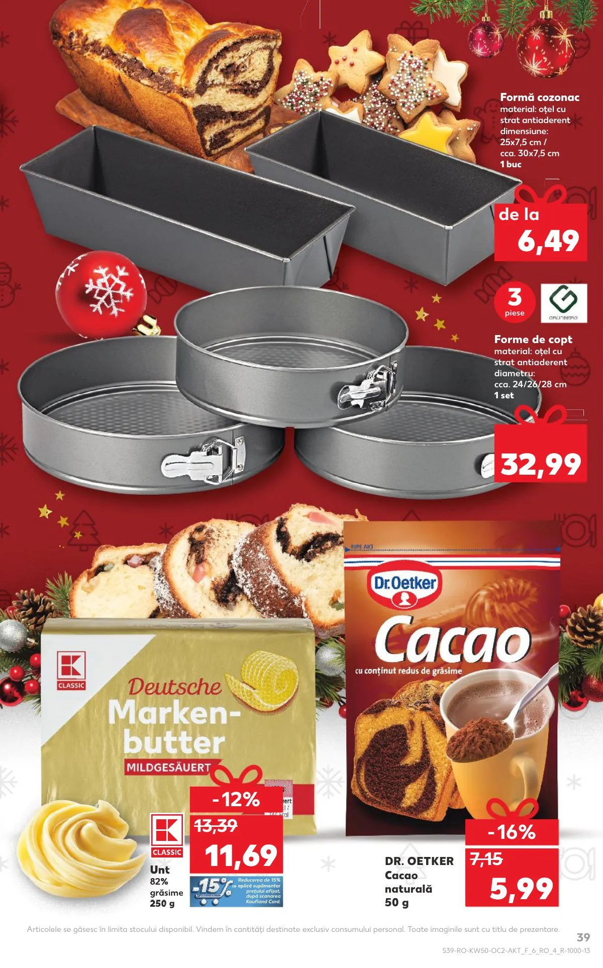 Kaufland akciós újság Románia 12.10–12.16 – 39. oldal