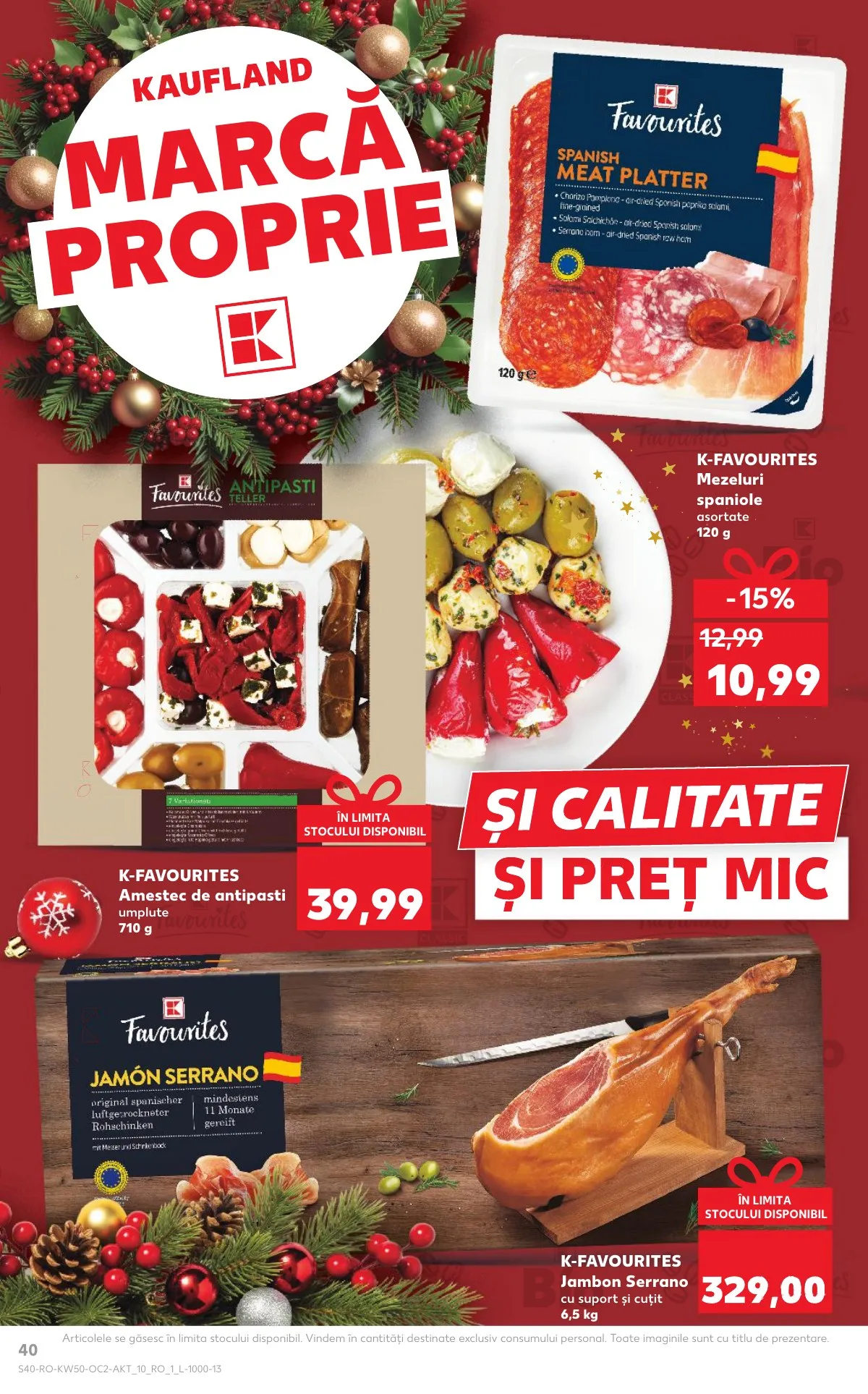 Kaufland akciós újság Románia 12.10–12.16 – 40. oldal