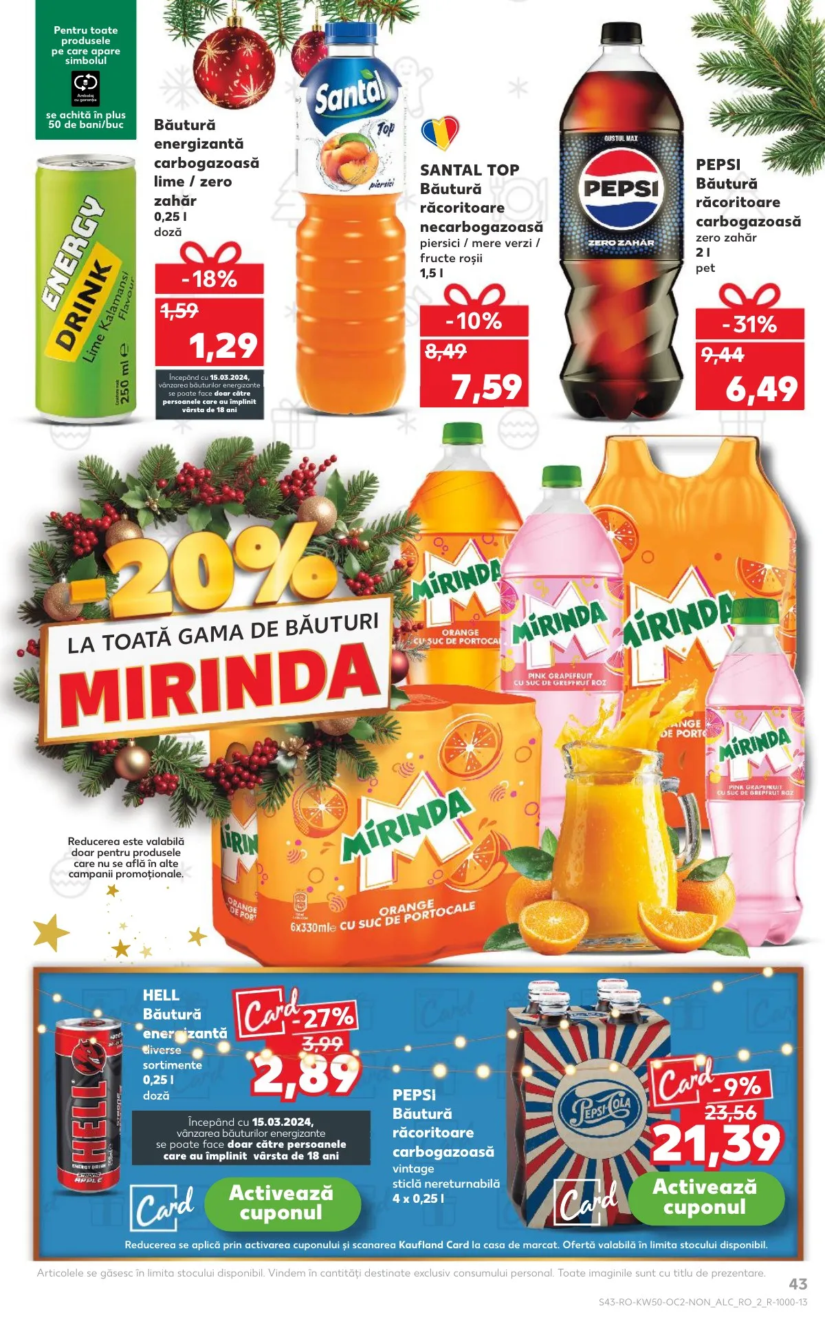 Kaufland akciós újság Románia 12.10–12.16 – 43. oldal