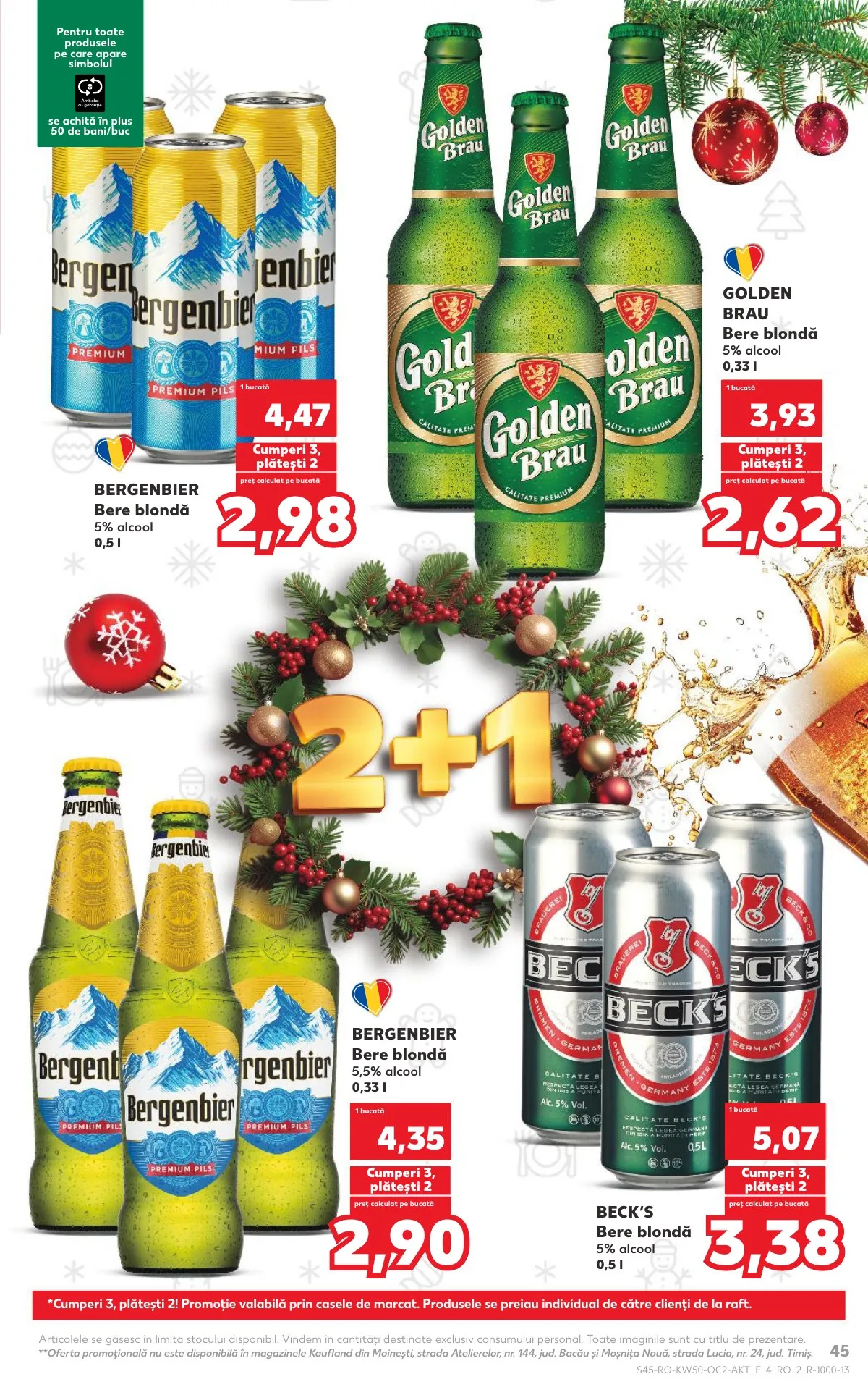 Kaufland akciós újság Románia 12.10–12.16 – 45. oldal