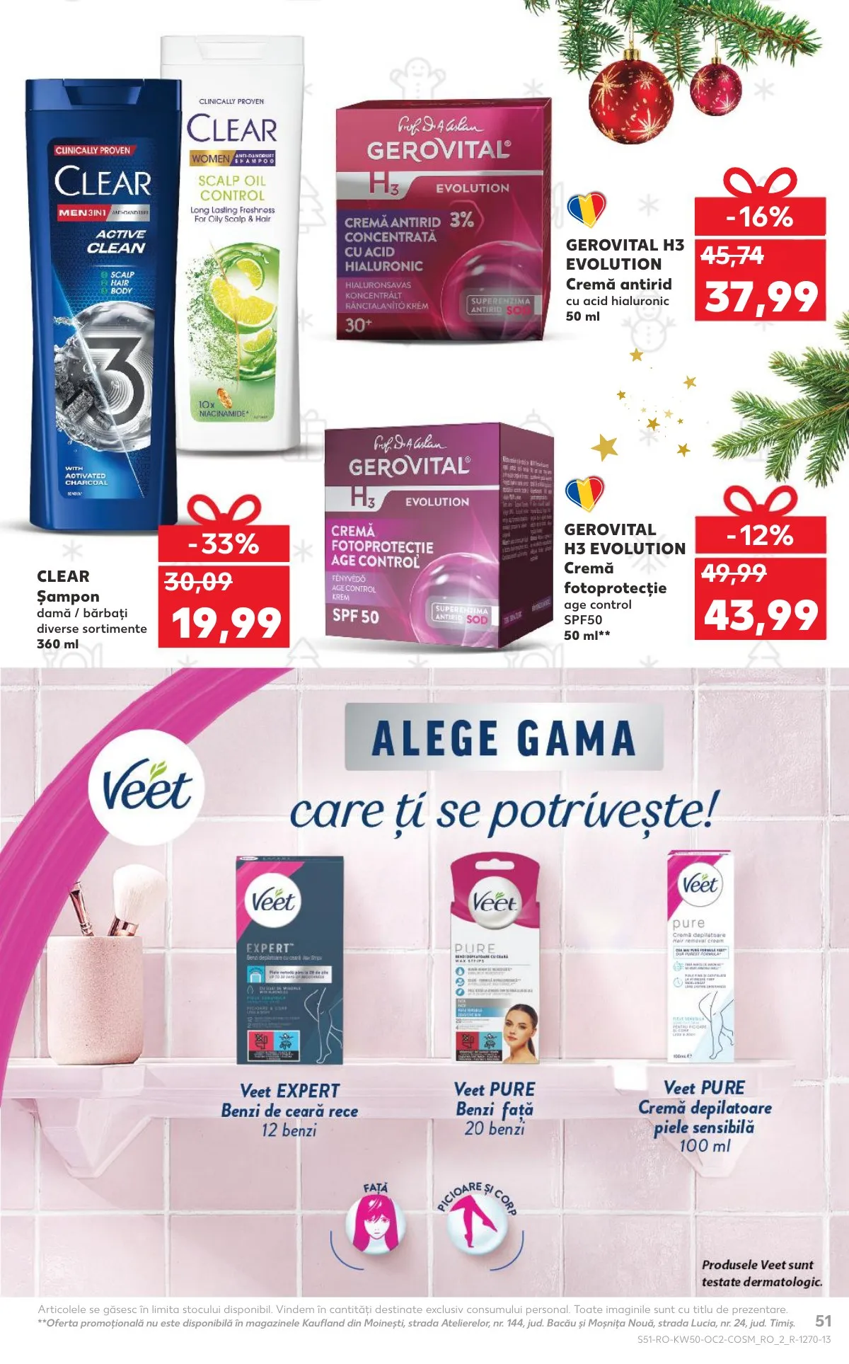 Kaufland akciós újság Románia 12.10–12.16 – 51. oldal