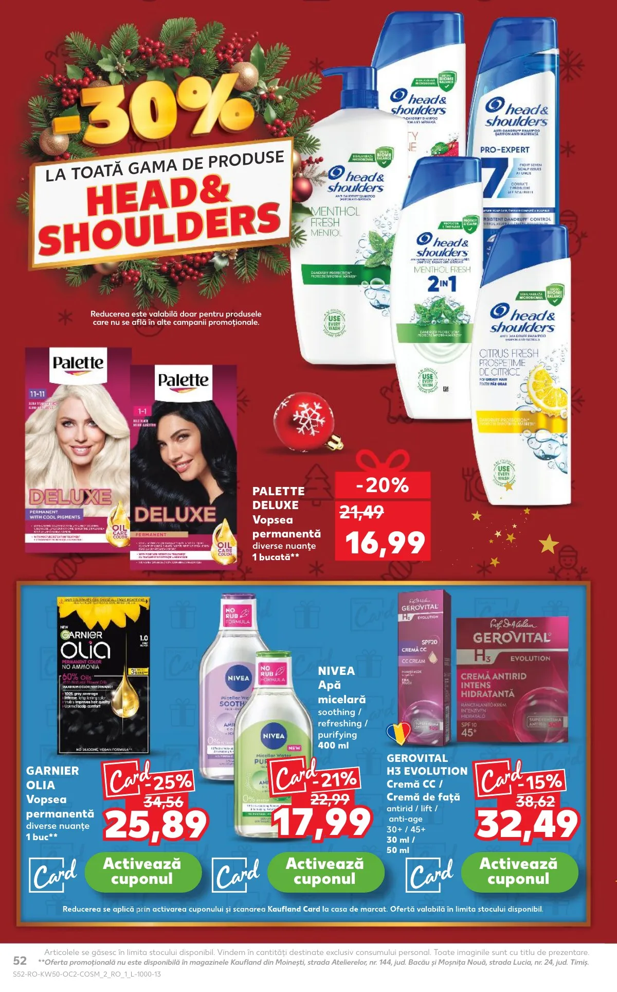 Kaufland akciós újság Románia 12.10–12.16 – 52. oldal