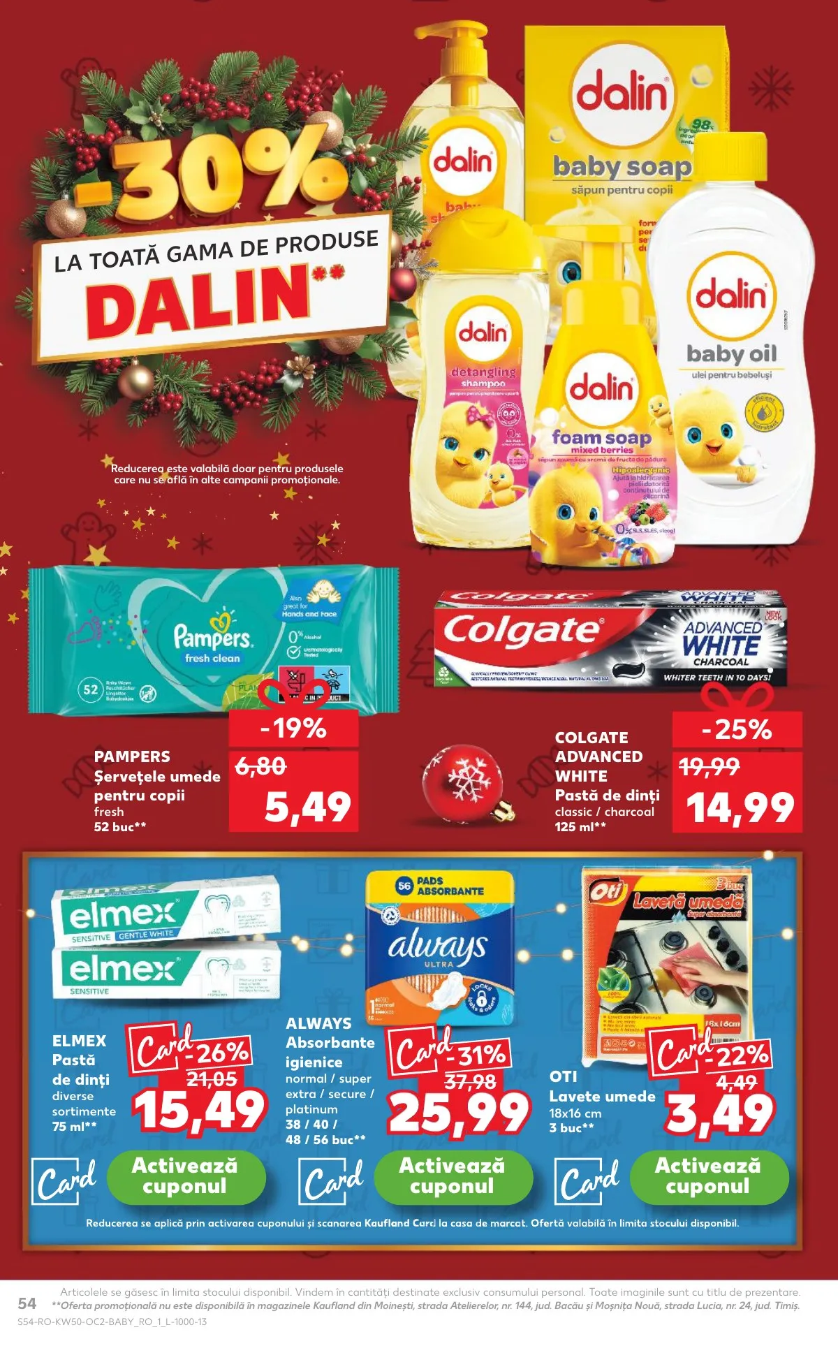 Kaufland akciós újság Románia 12.10–12.16 – 54. oldal