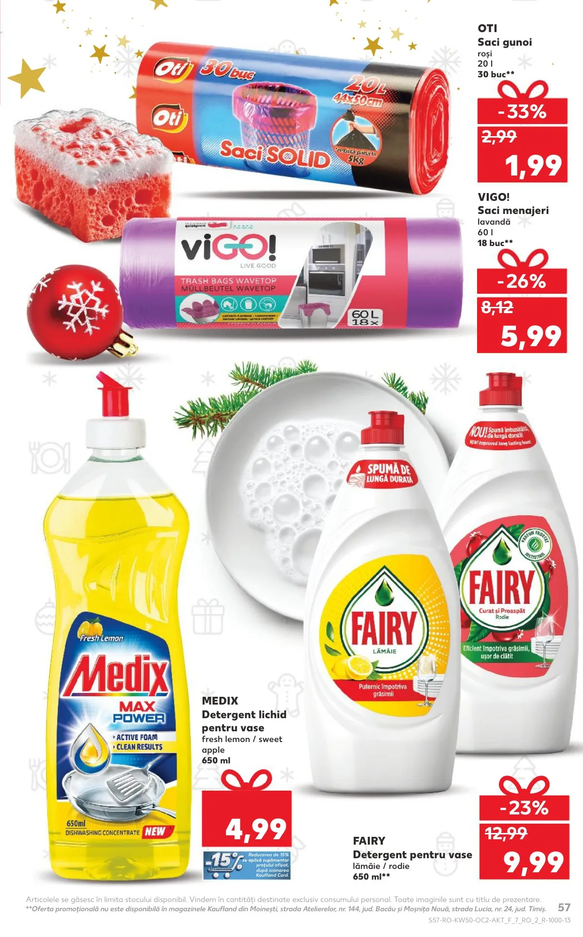 Kaufland akciós újság Románia 12.10–12.16 – 57. oldal