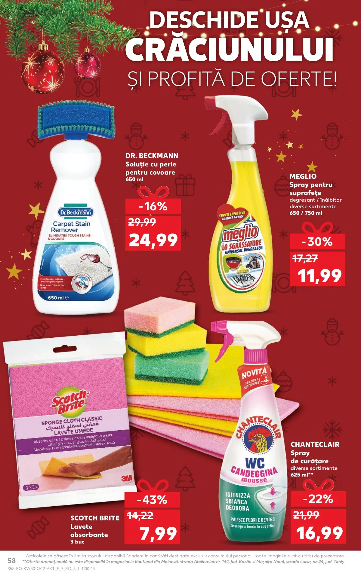 Kaufland akciós újság Románia 12.10–12.16 – 58. oldal