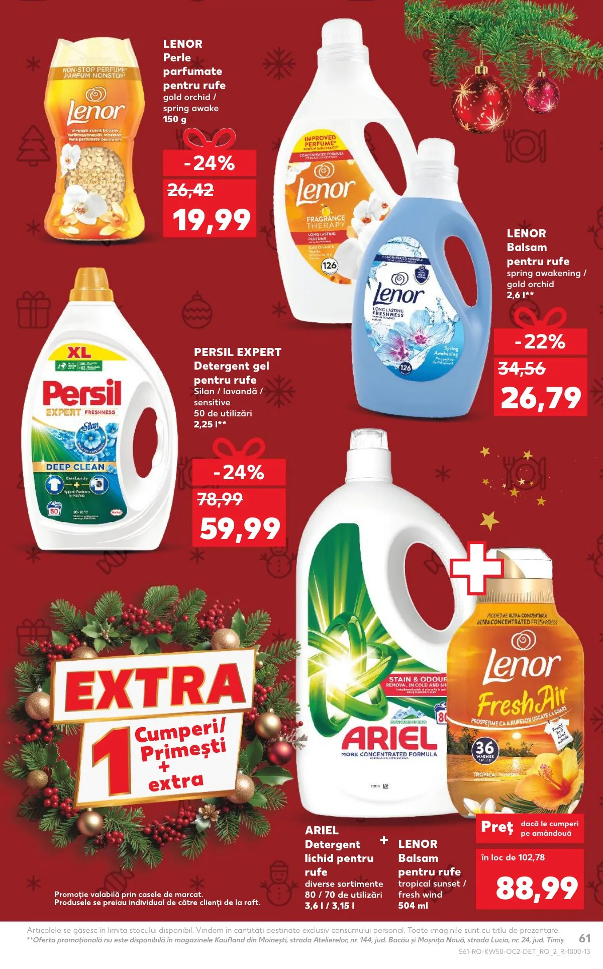 Kaufland akciós újság Románia 12.10–12.16 – 61. oldal