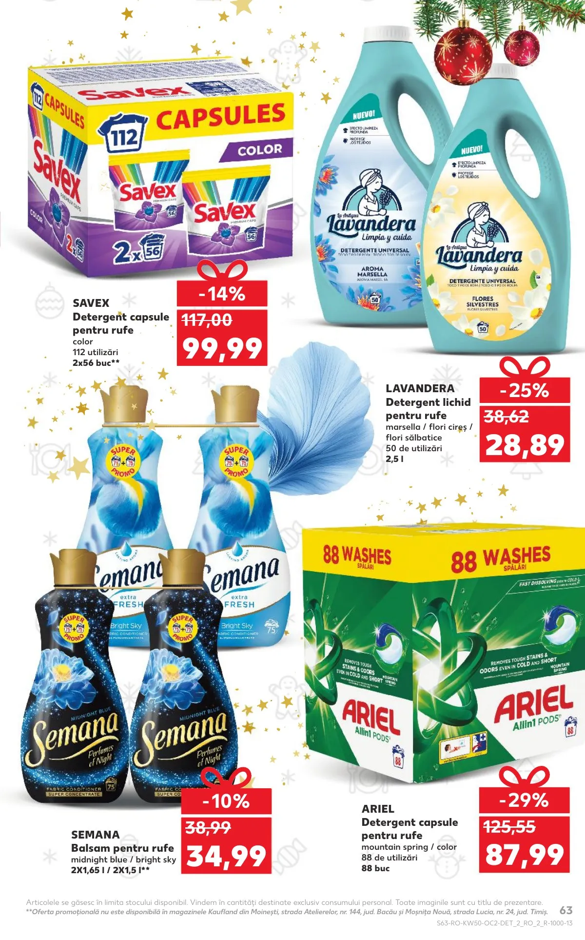 Kaufland akciós újság Románia 12.10–12.16 – 63. oldal