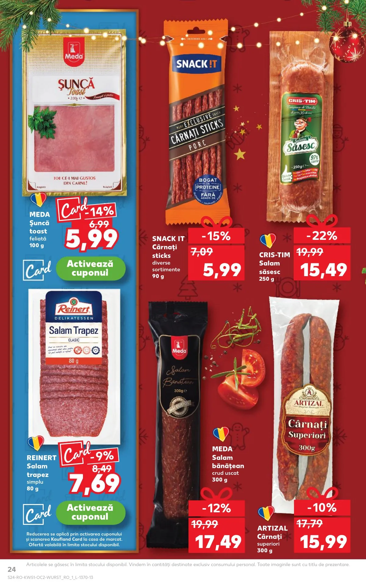 Kaufland akciós újság Románia 12.17–12.23 – 24. oldal