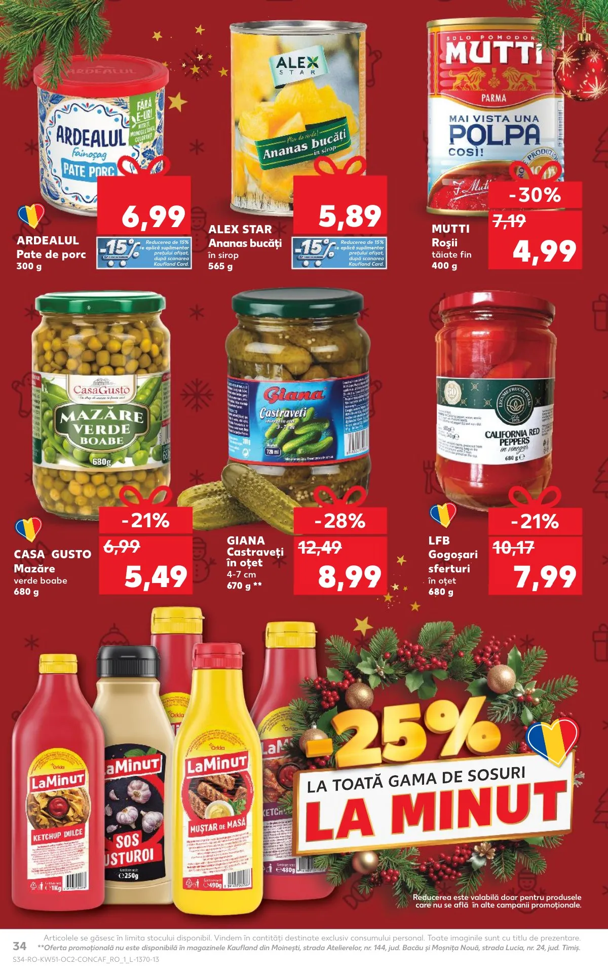 Kaufland akciós újság Románia 12.17–12.23 – 34. oldal
