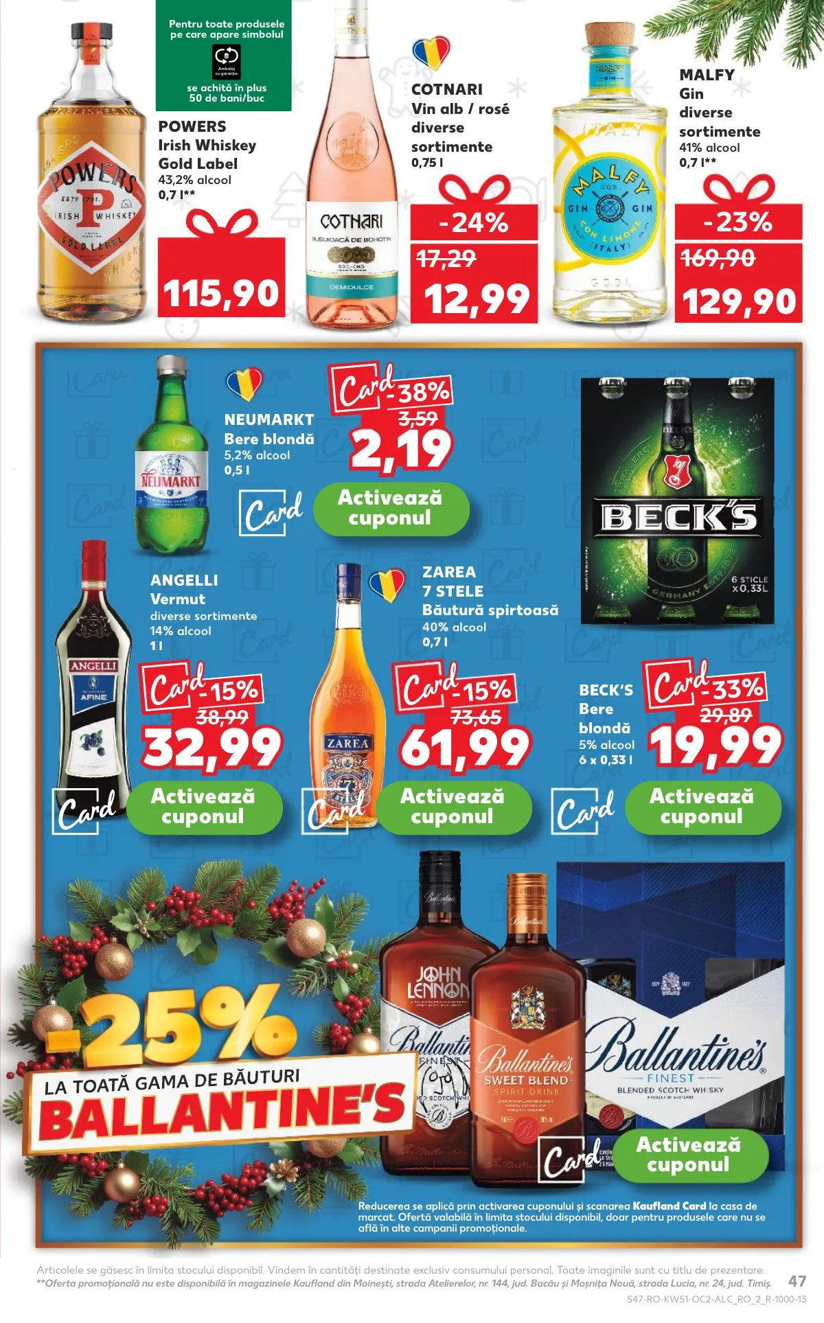 Kaufland akciós újság Románia 12.17–12.23 – 47. oldal