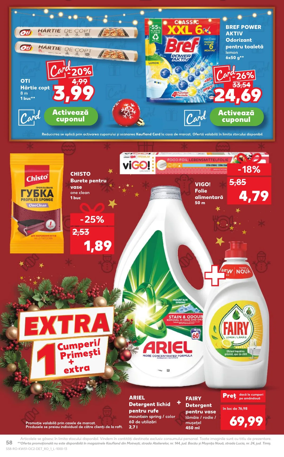 Kaufland akciós újság Románia 12.17–12.23 – 58. oldal