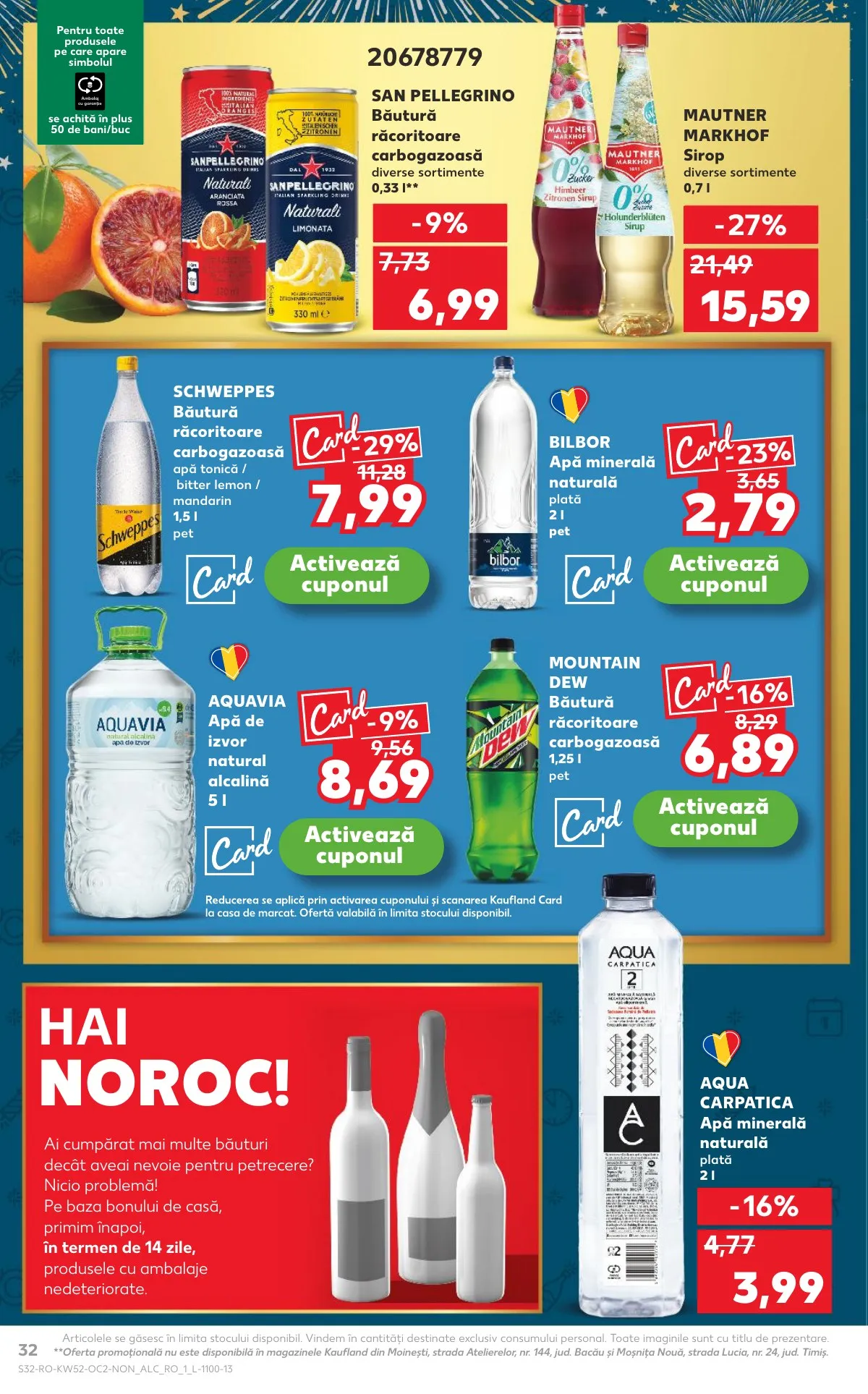 Kaufland akciós újság Románia 12.24–12.30 – 32. oldal
