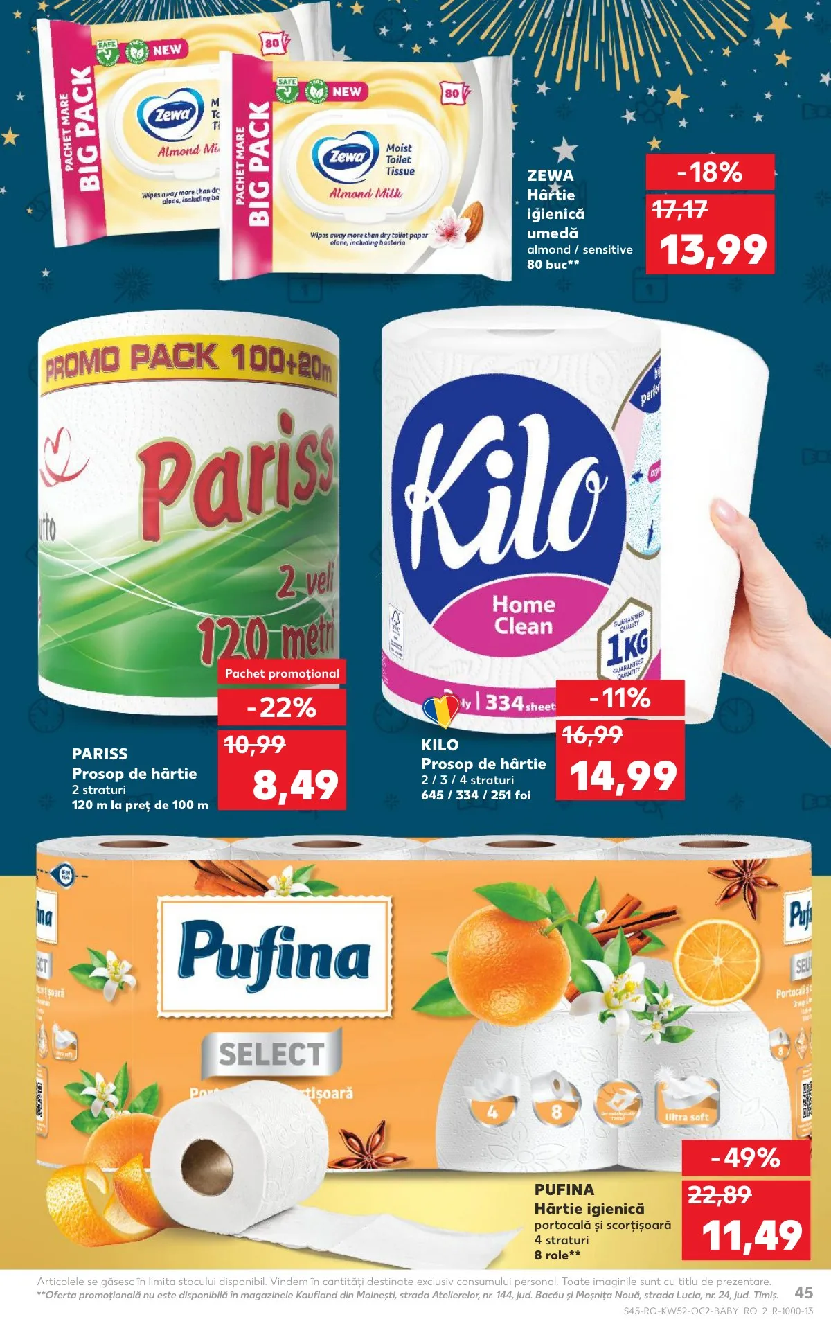 Kaufland akciós újság Románia 12.24–12.30 – 45. oldal