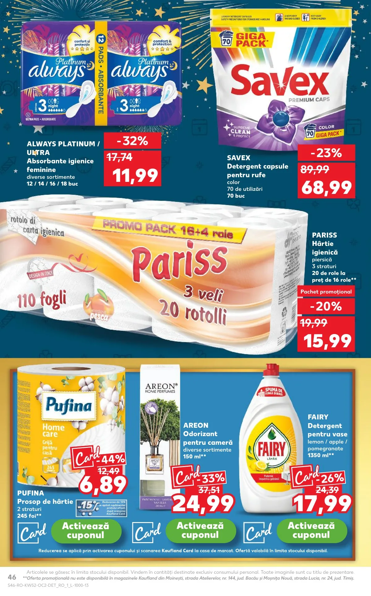 Kaufland akciós újság Románia 12.24–12.30 – 46. oldal