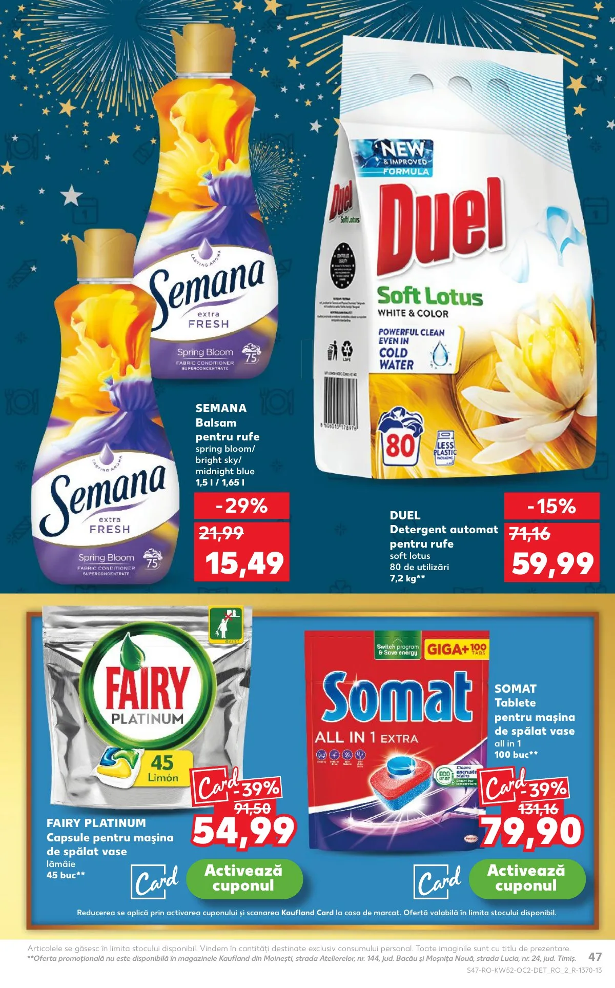 Kaufland akciós újság Románia 12.24–12.30 – 47. oldal