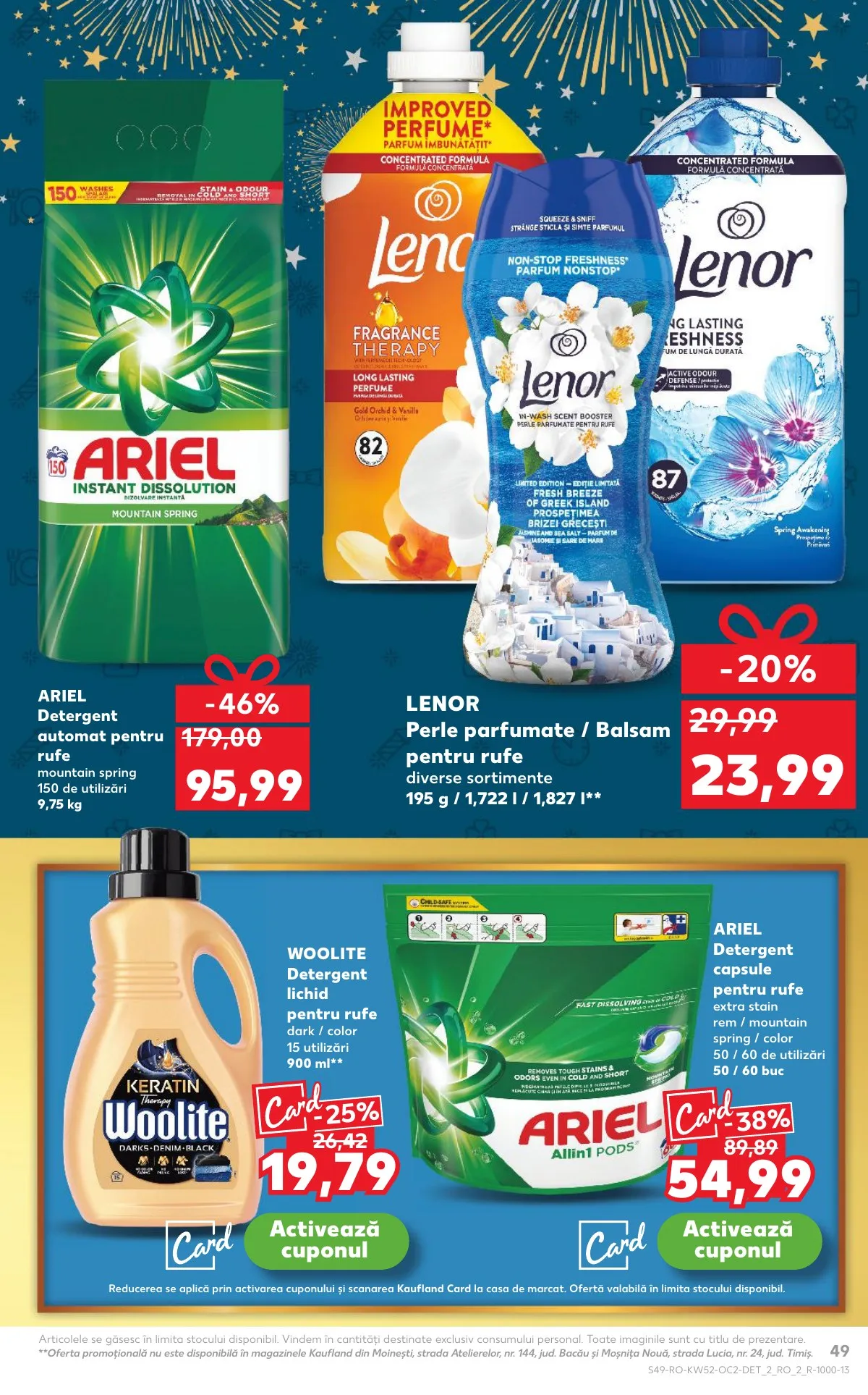 Kaufland akciós újság Románia 12.24–12.30 – 49. oldal
