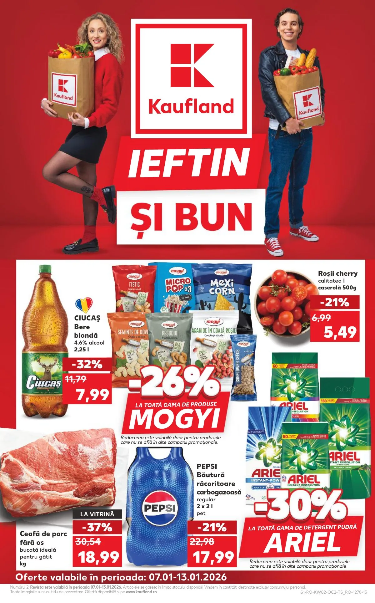 Kaufland akciós újság Románia 01.07–01.13