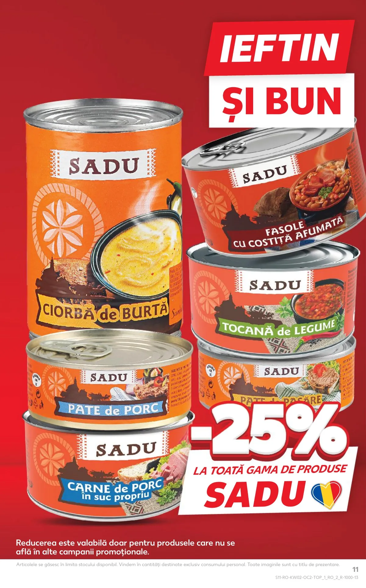 Kaufland akciós újság Románia 01.07–01.13 – 11. oldal