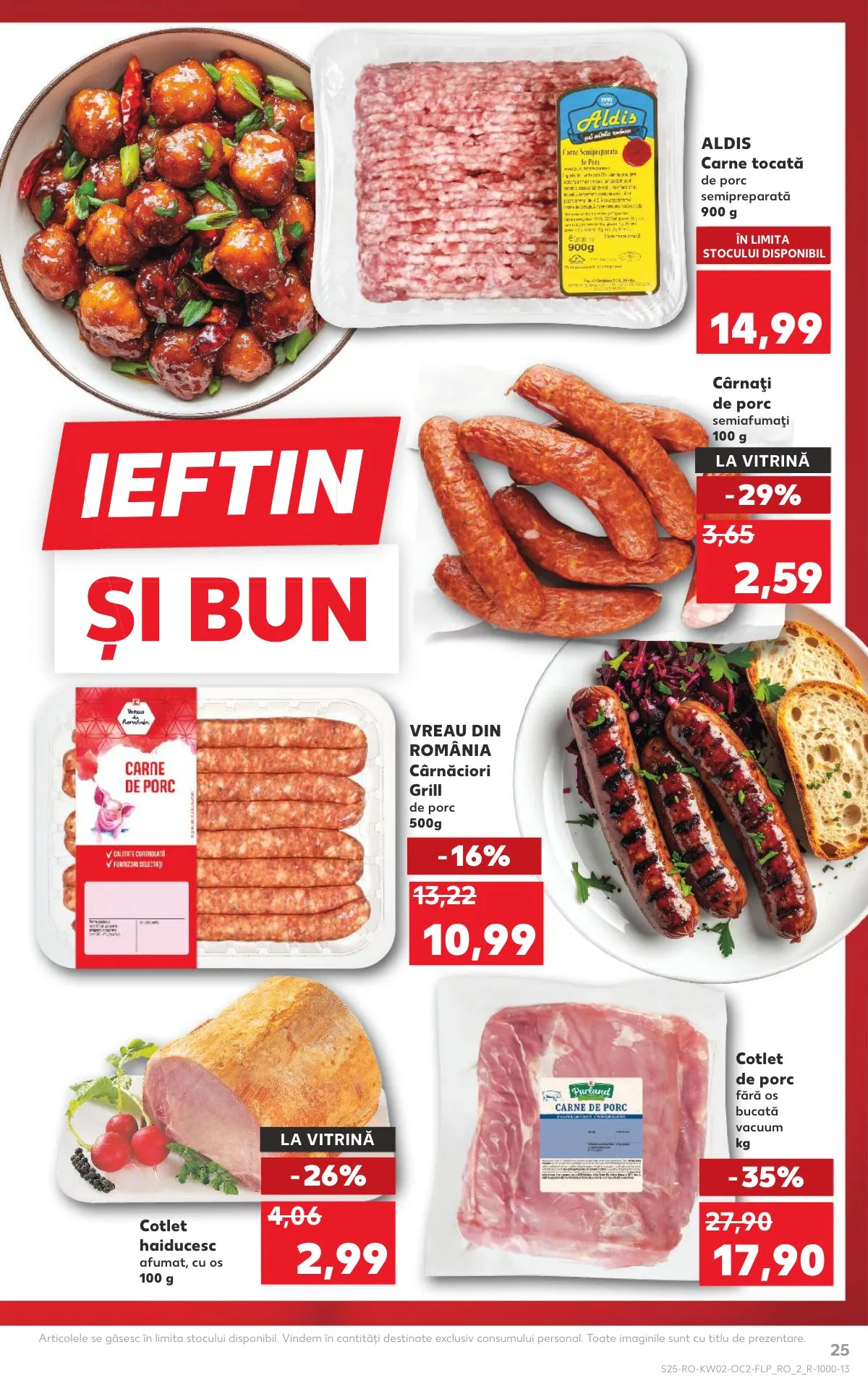 Kaufland akciós újság Románia 01.07–01.13 – 25. oldal