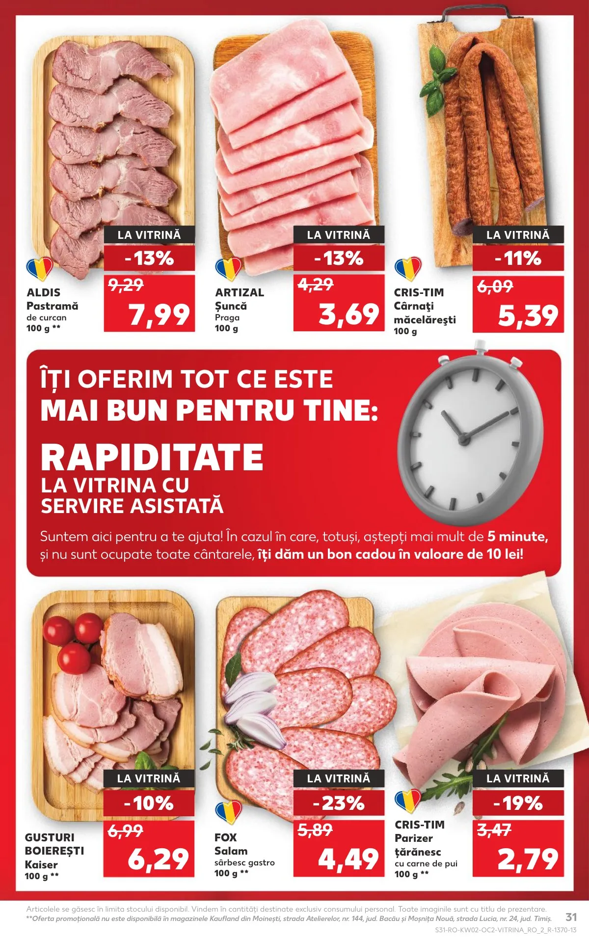 Kaufland akciós újság Románia 01.07–01.13 – 31. oldal
