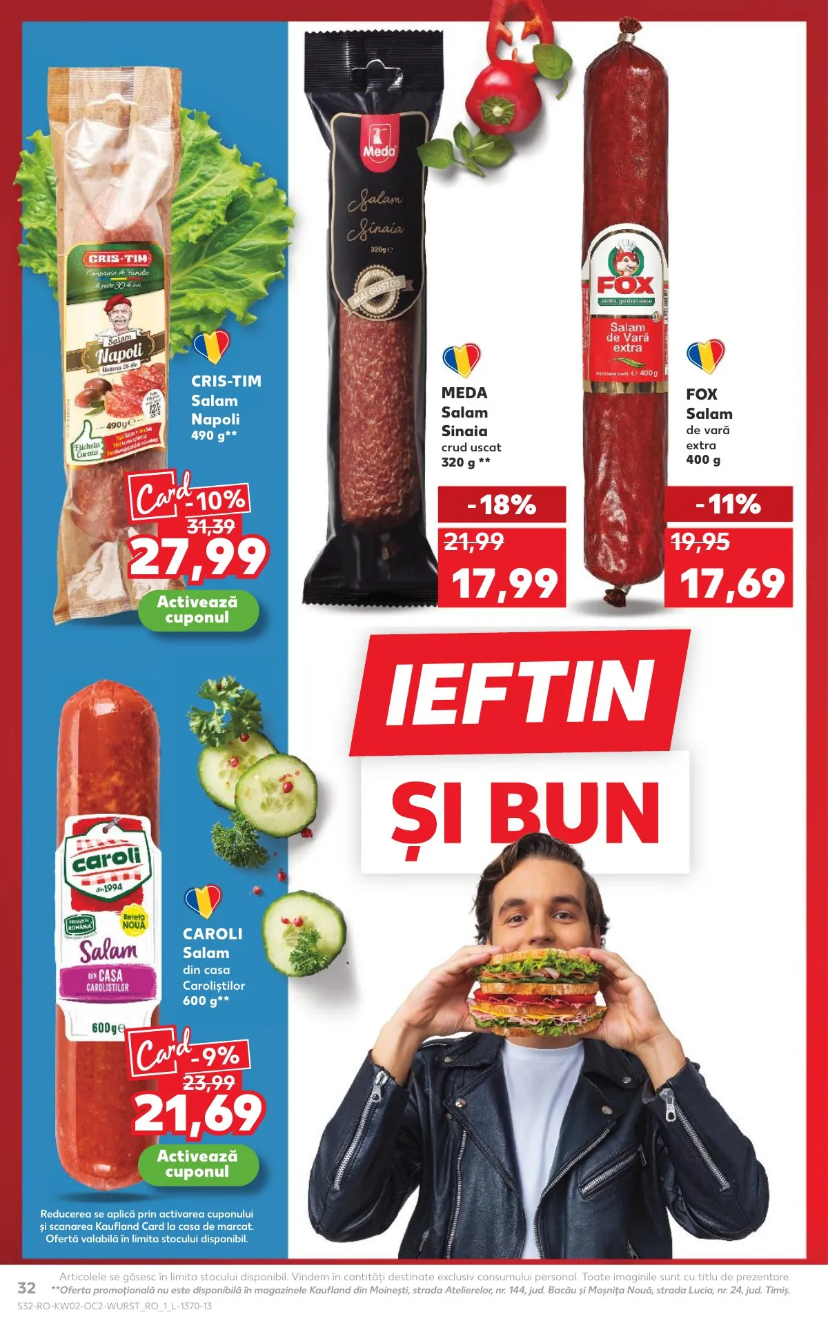 Kaufland akciós újság Románia 01.07–01.13 – 32. oldal