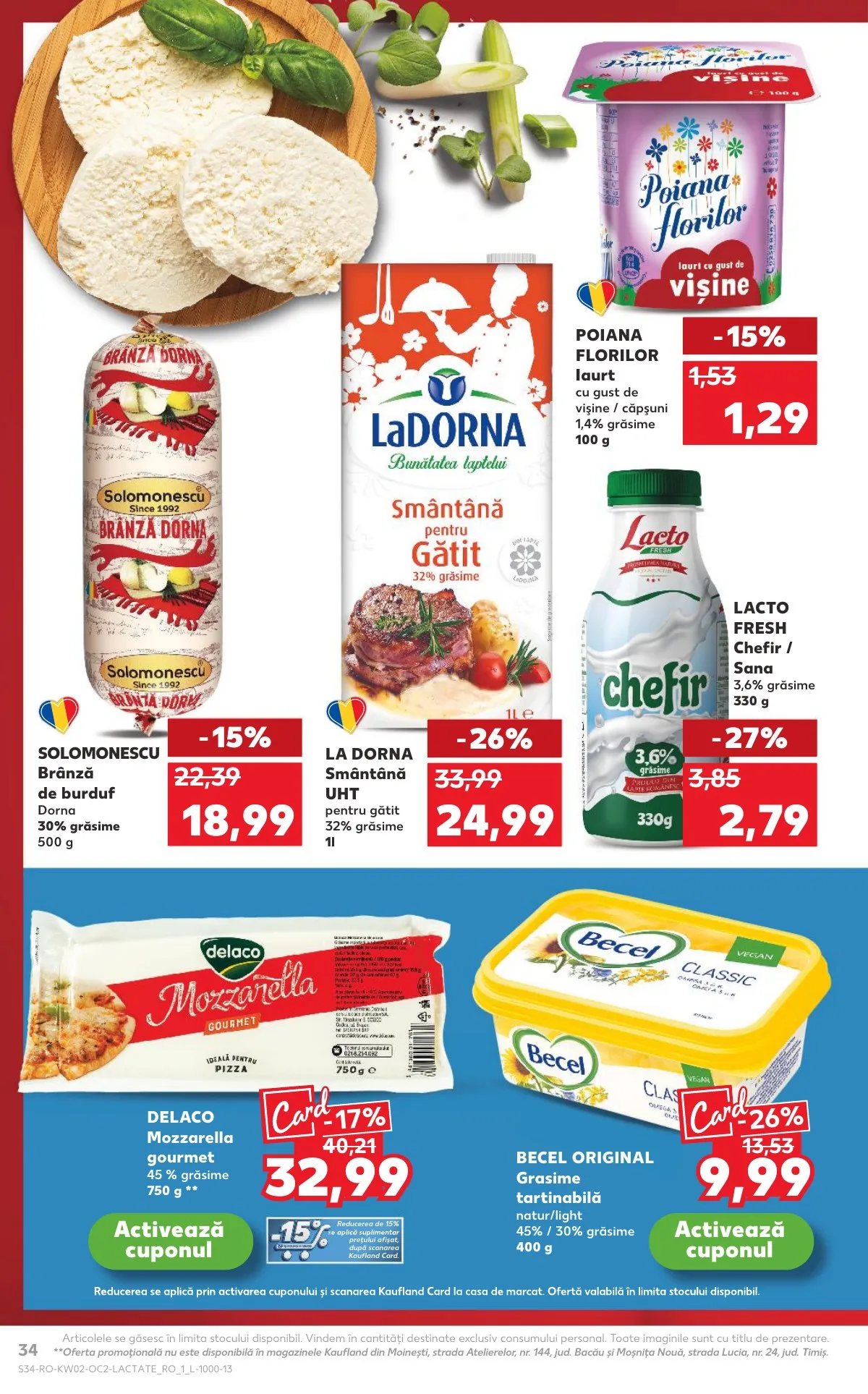 Kaufland akciós újság Románia 01.07–01.13 – 34. oldal