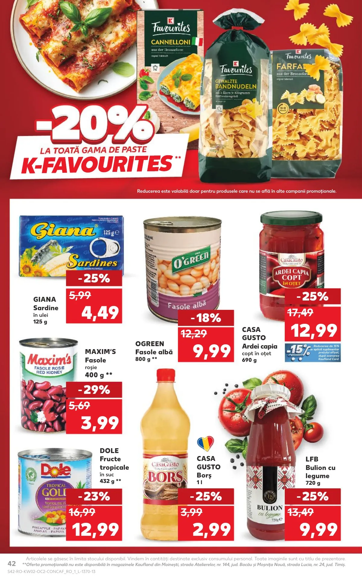 Kaufland akciós újság Románia 01.07–01.13 – 42. oldal