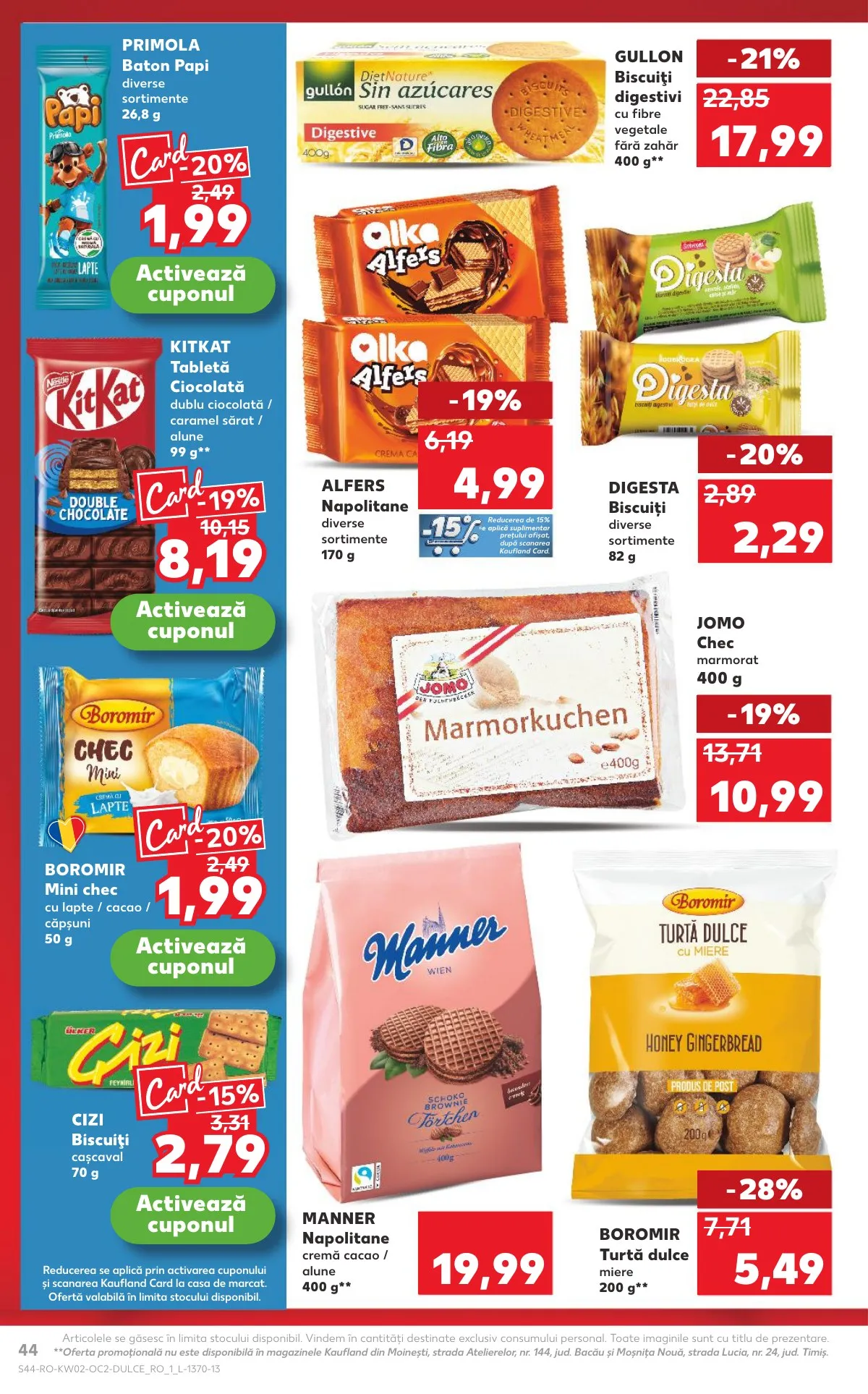 Kaufland akciós újság Románia 01.07–01.13 – 44. oldal
