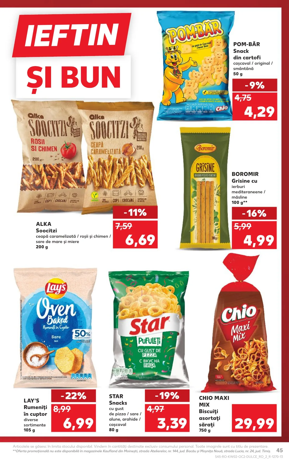 Kaufland akciós újság Románia 01.07–01.13 – 45. oldal
