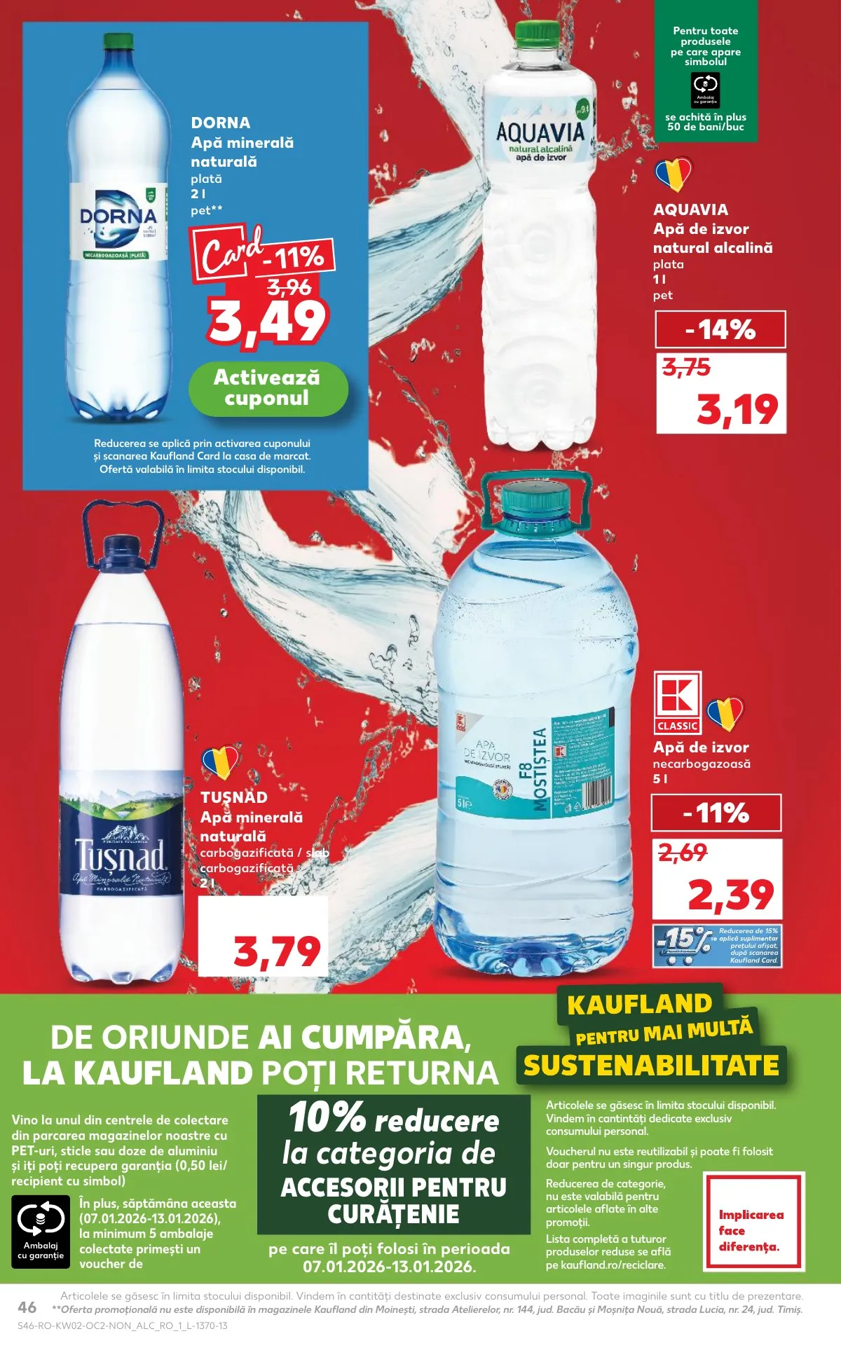 Kaufland akciós újság Románia 01.07–01.13 – 46. oldal