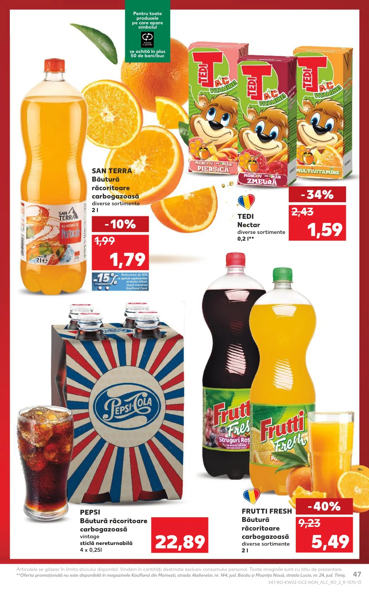 Kaufland akciós újság Románia 01.07–01.13 – 47. oldal