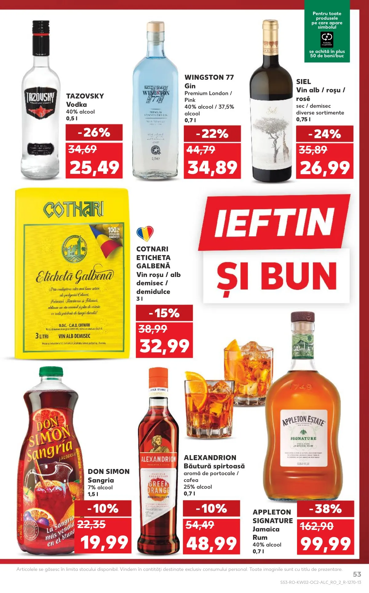 Kaufland akciós újság Románia 01.07–01.13 – 53. oldal
