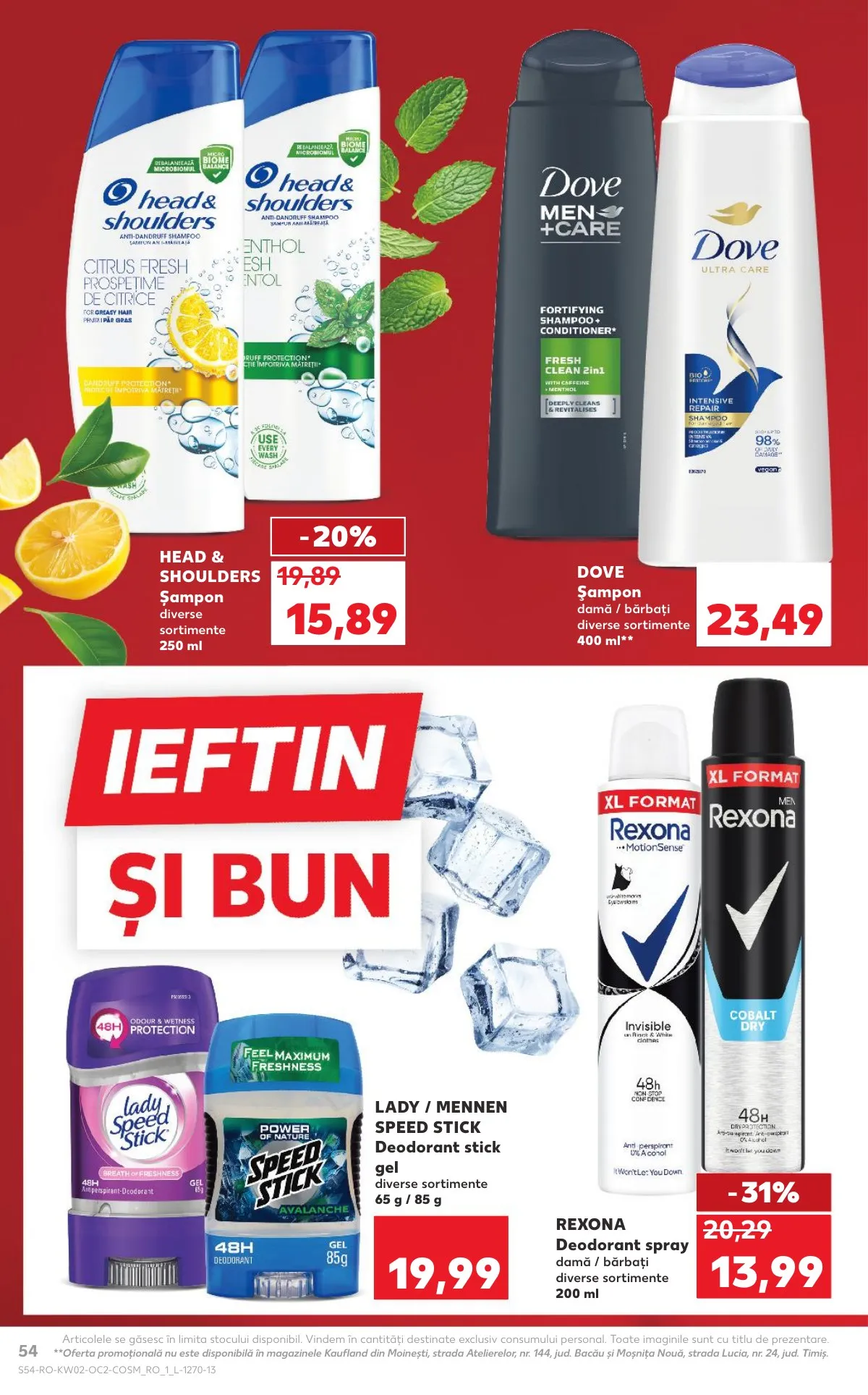Kaufland akciós újság Románia 01.07–01.13 – 54. oldal