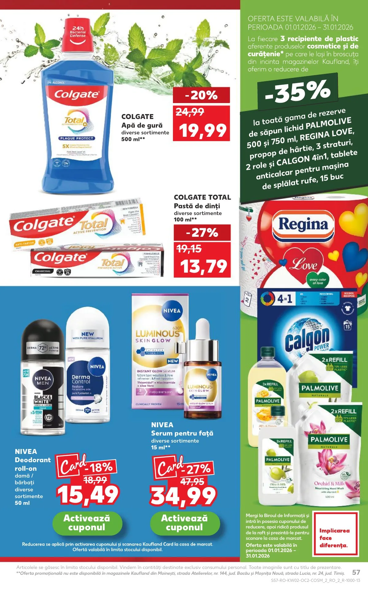 Kaufland akciós újság Románia 01.07–01.13 – 57. oldal