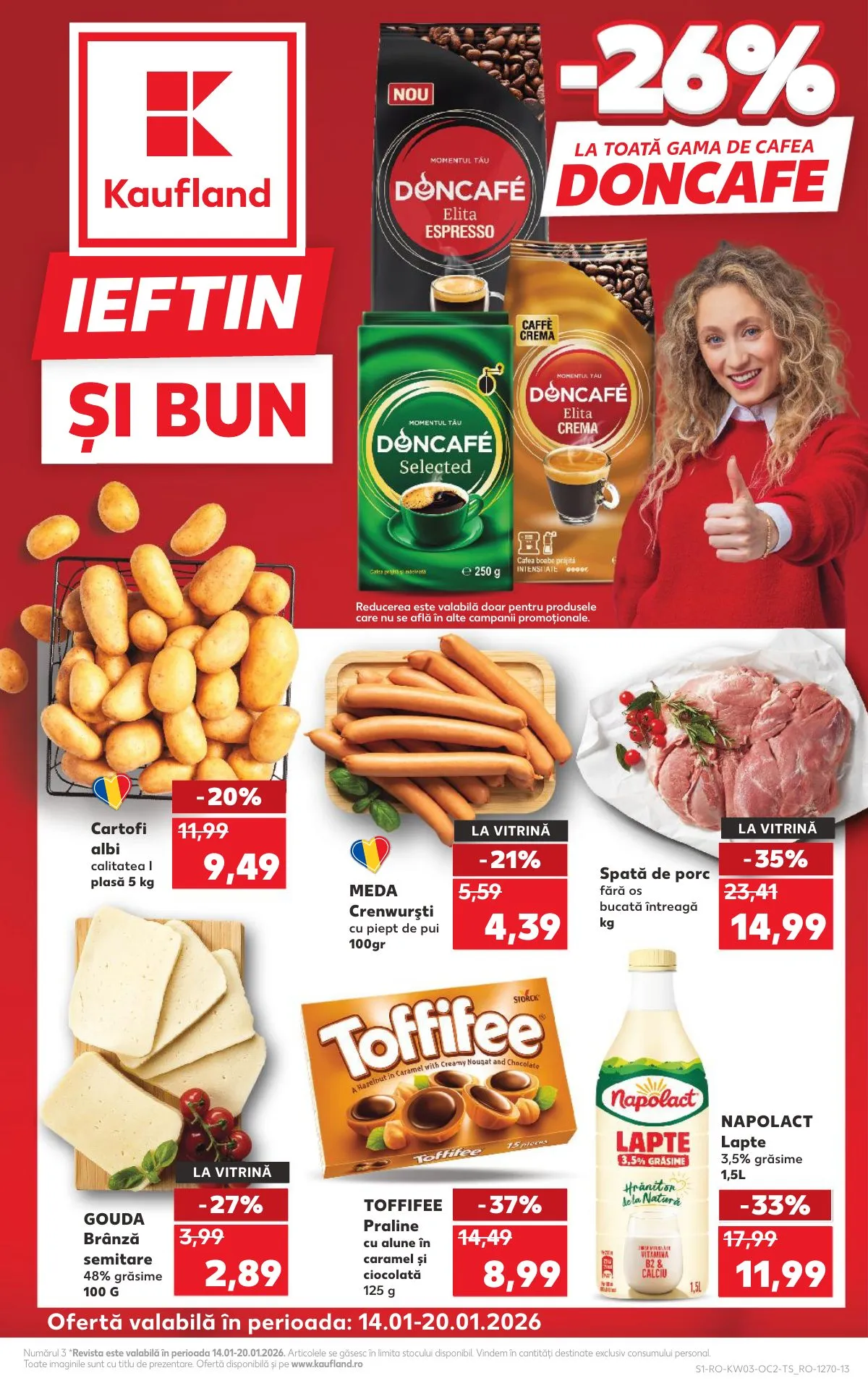 Kaufland akciós újság Románia 01.14–01.20