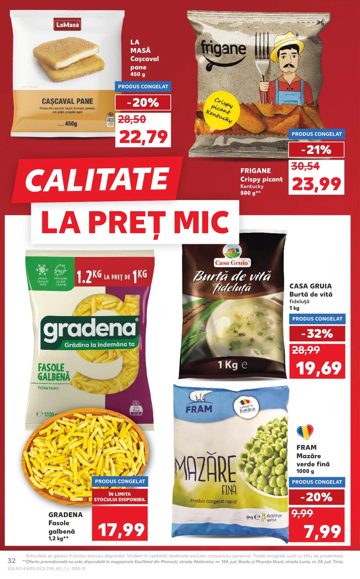 Kaufland akciós újság Románia 01.14–01.20 – 32. oldal