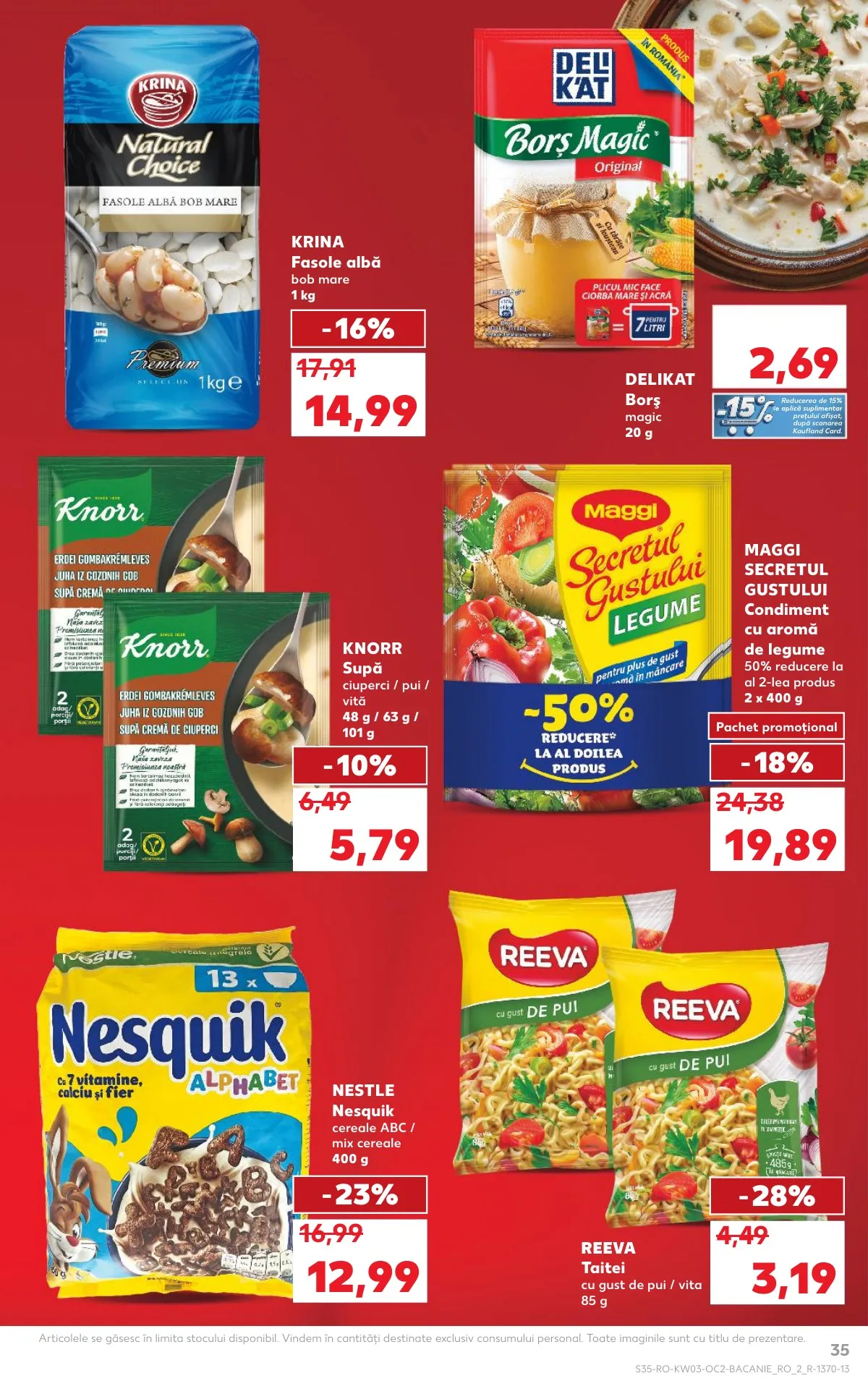 Kaufland akciós újság Románia 01.14–01.20 – 35. oldal
